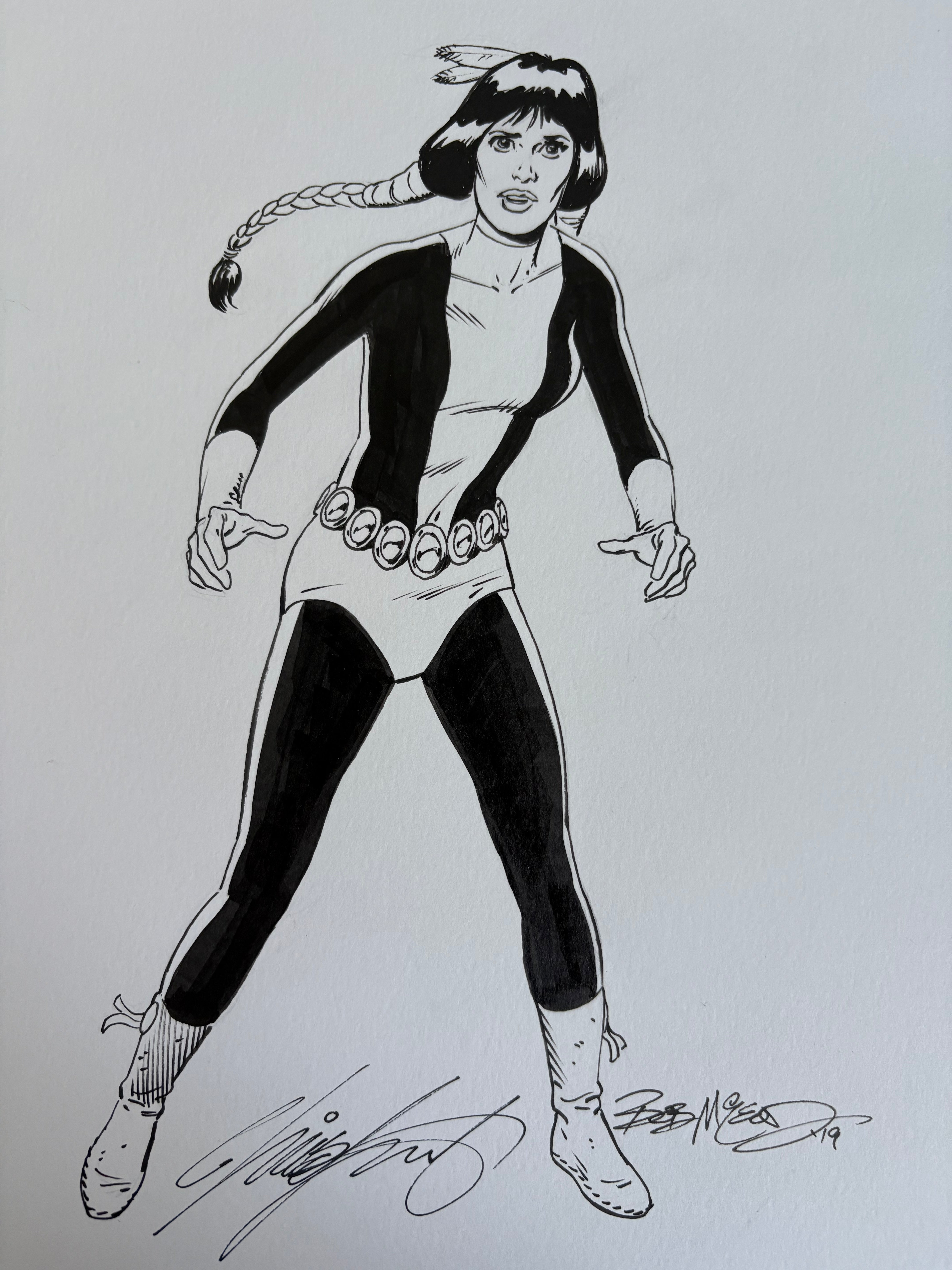 Bob McLeod - Dani Moonstar - Original Art