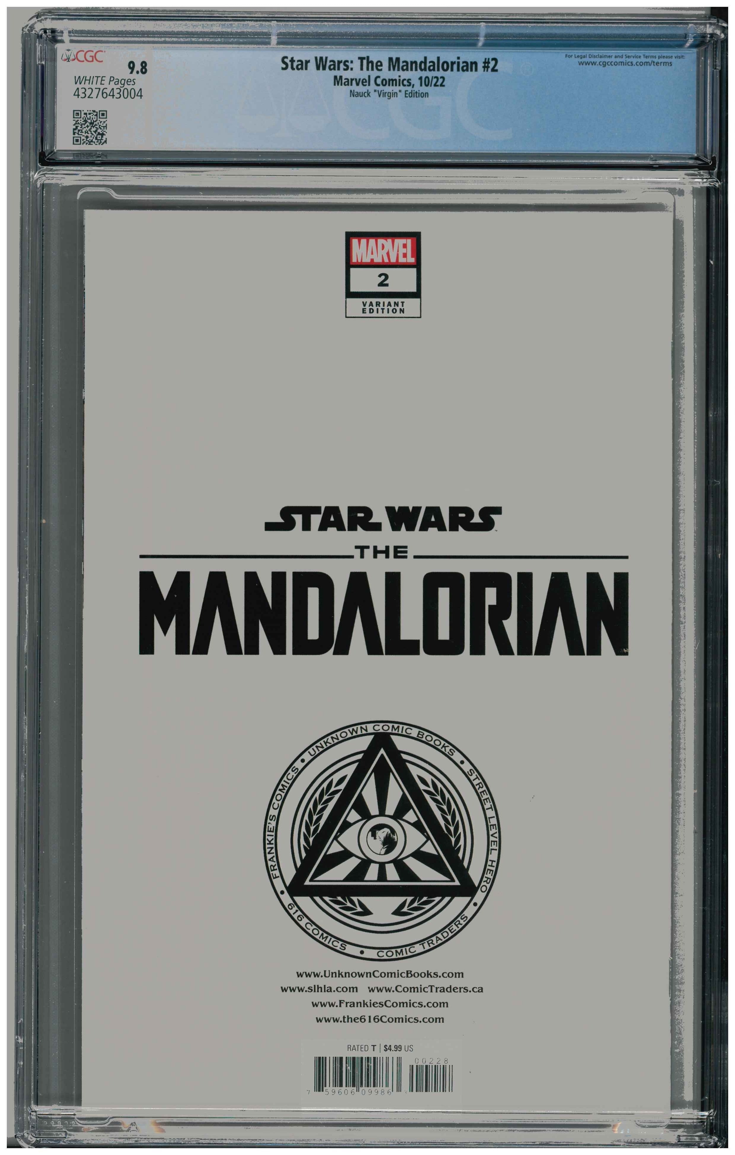 Star Wars: The Mandalorian #2 Rückseite