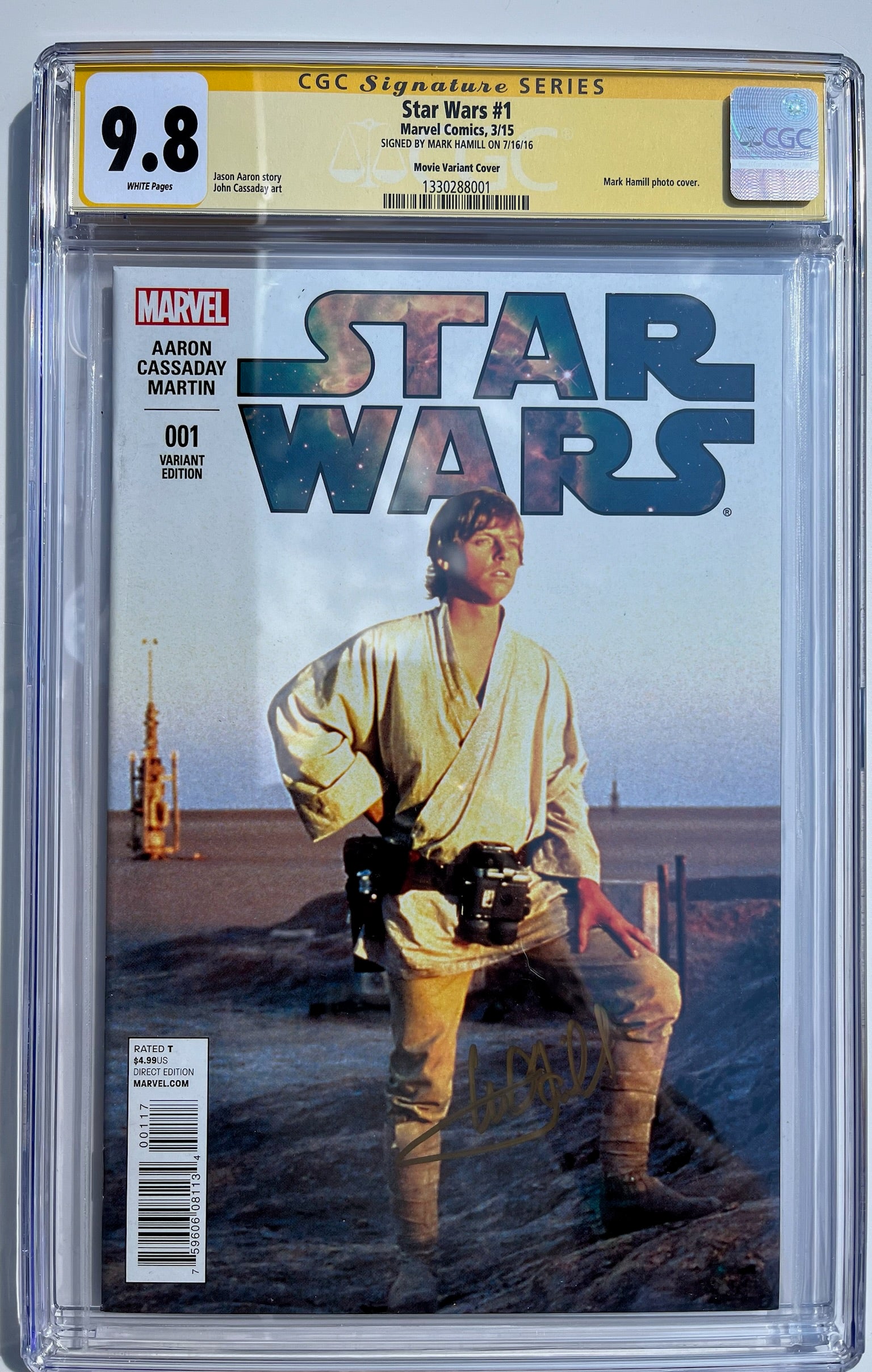 Star Wars #1 |Unterschrieben Mark Hamill