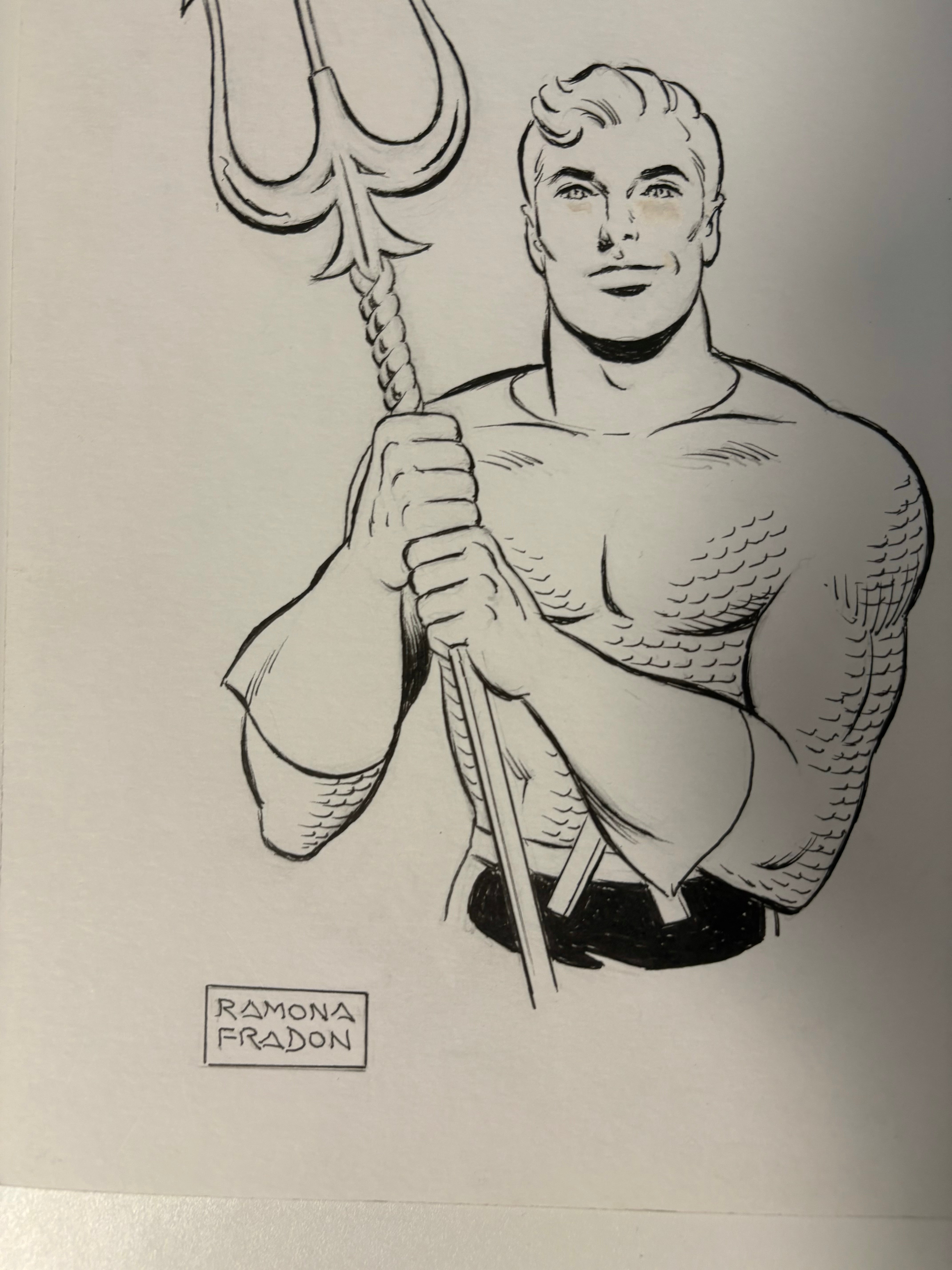 Ramona Fradon - Aquaman - Original Art