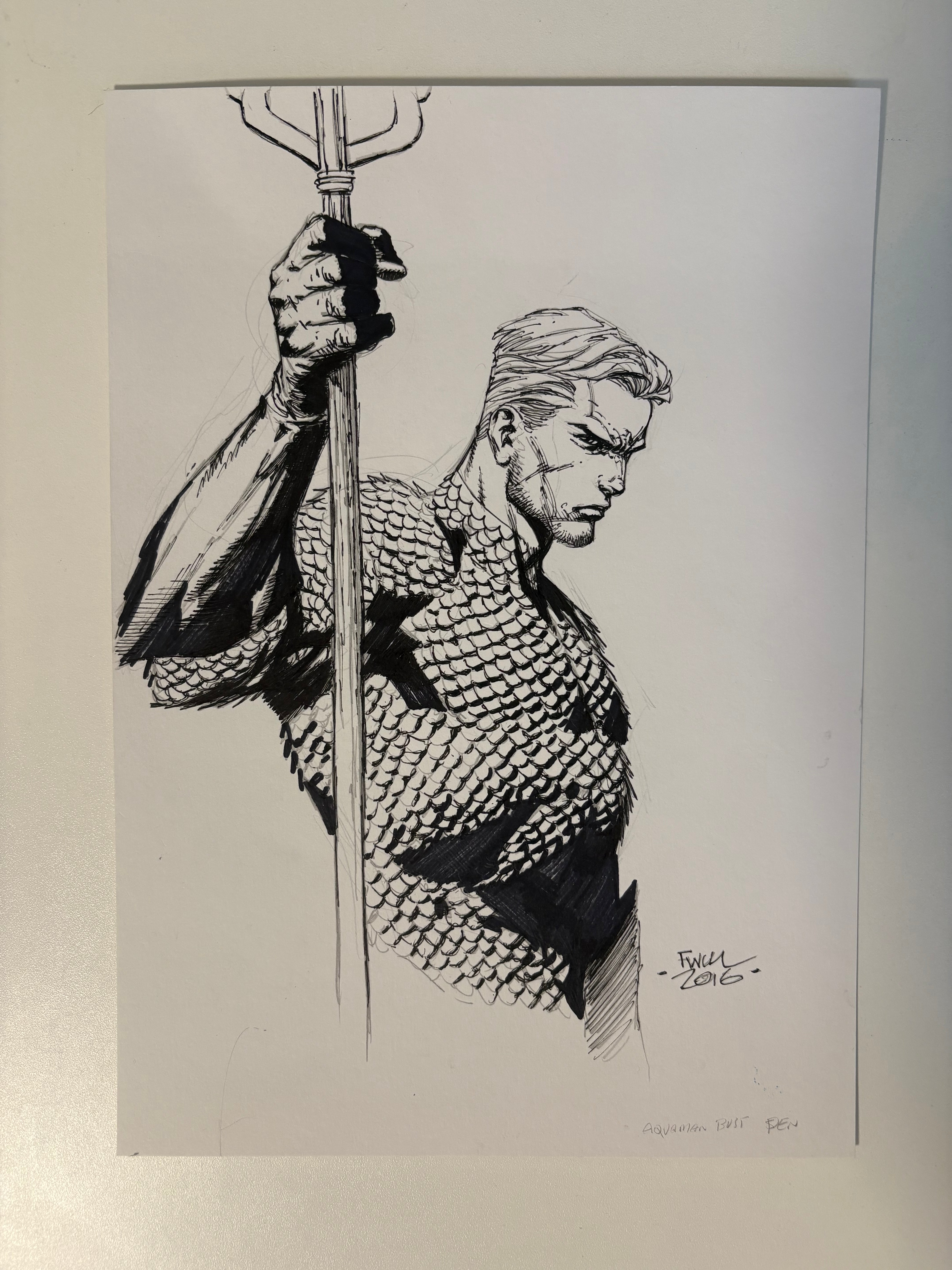 David Finch - Aquaman - Original Art