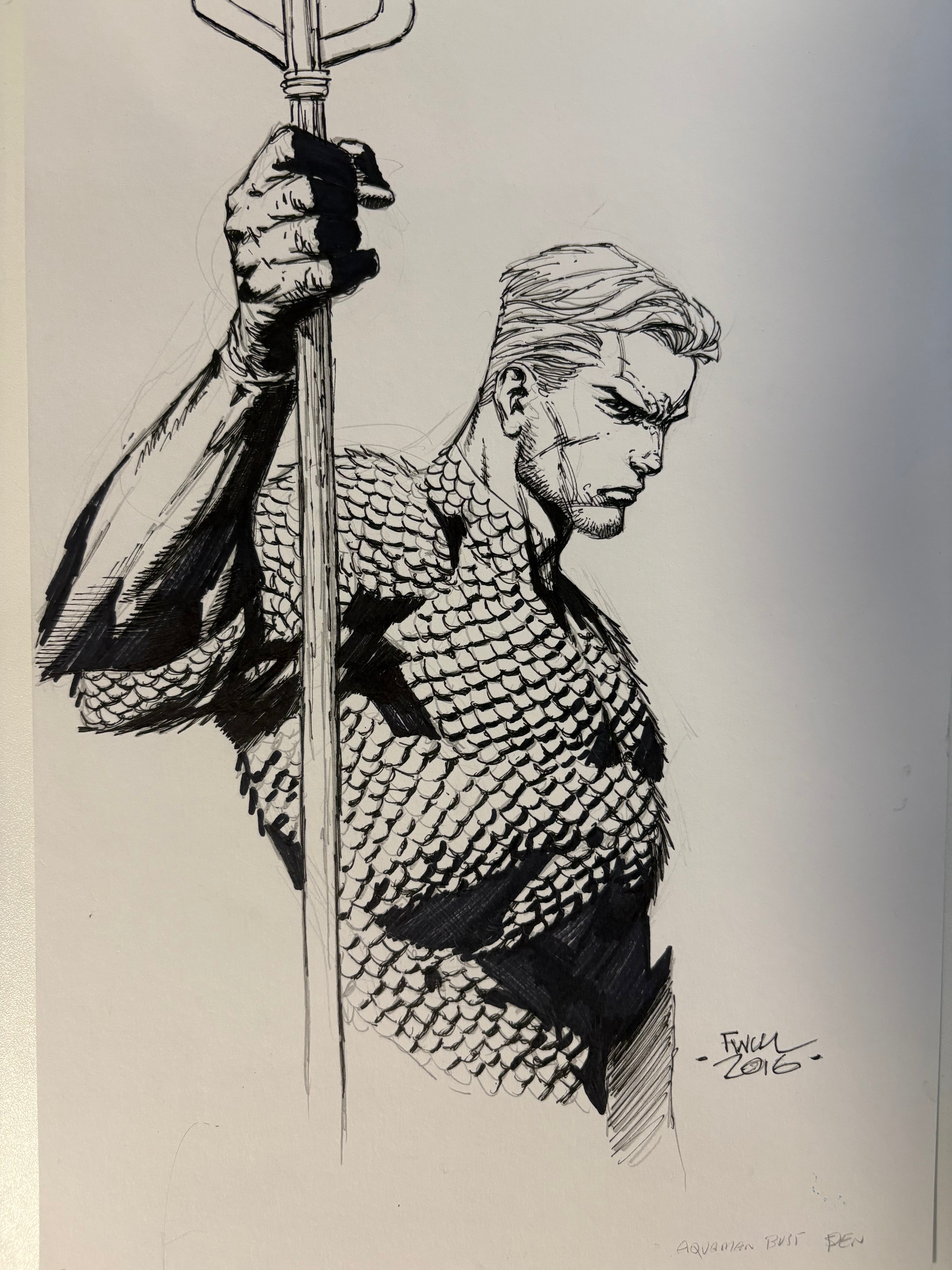 David Finch - Aquaman - Original Art