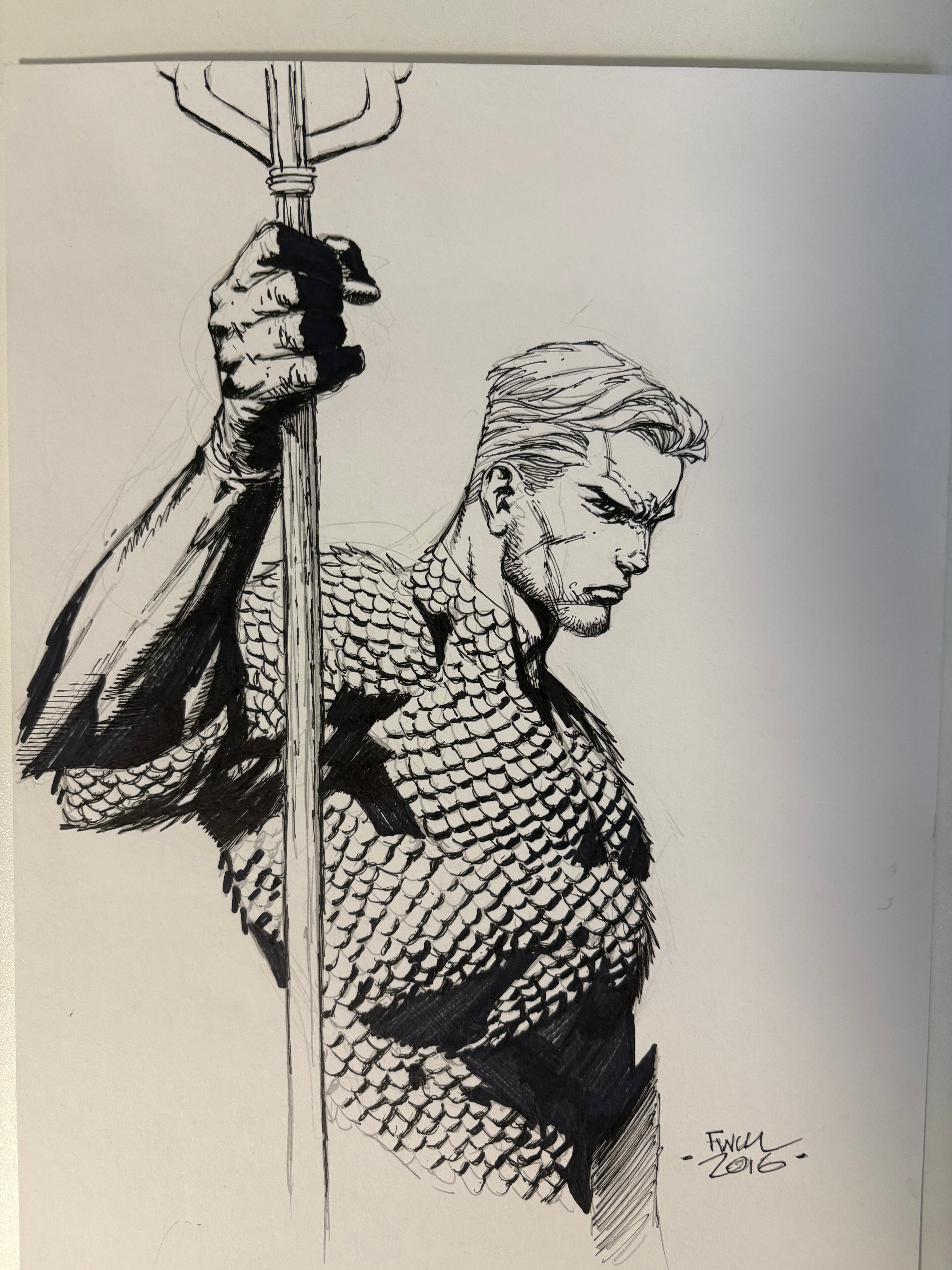 David Finch - Aquaman - Original Art