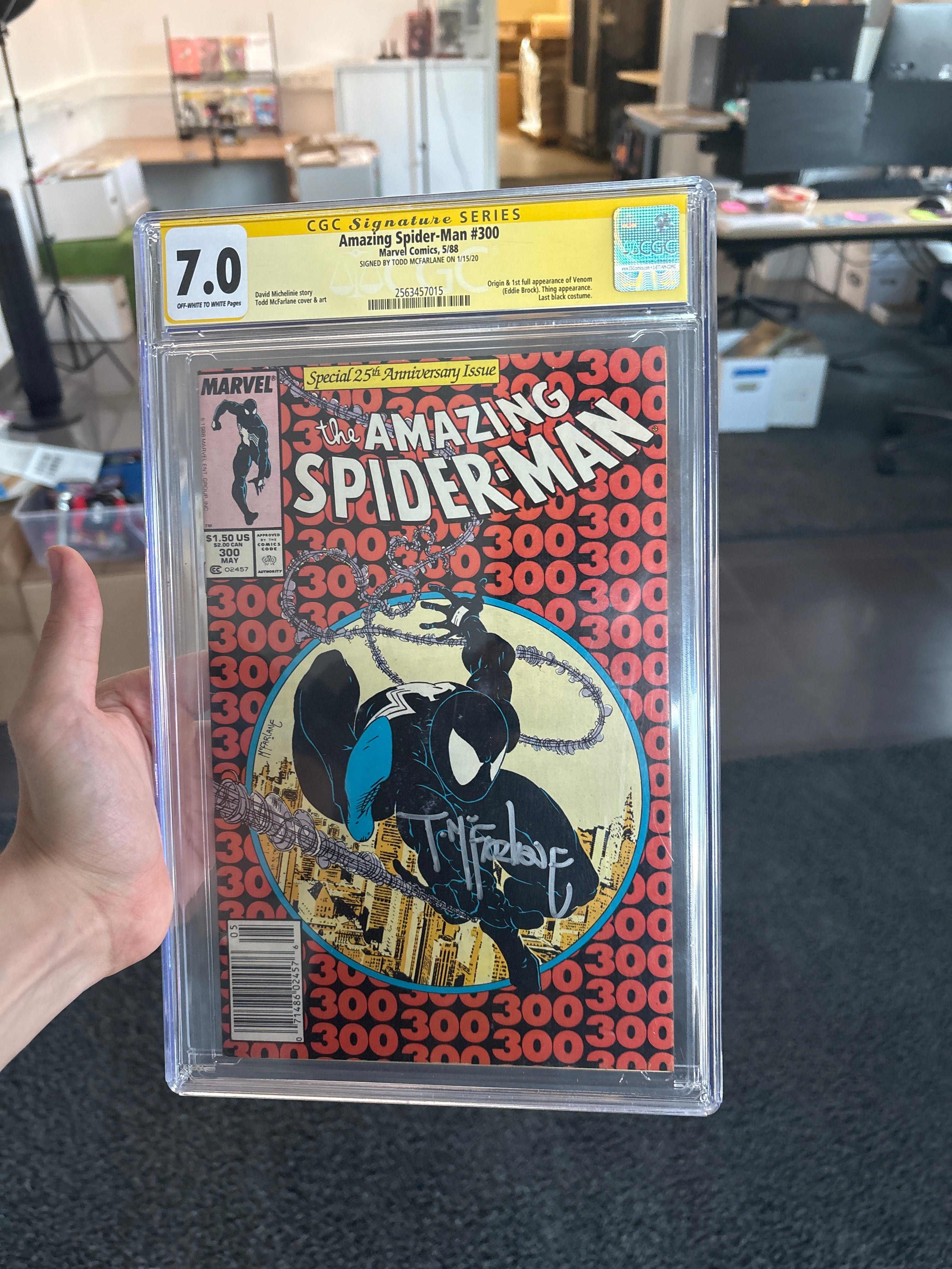 ASM 300 CGC Signed McFarlane