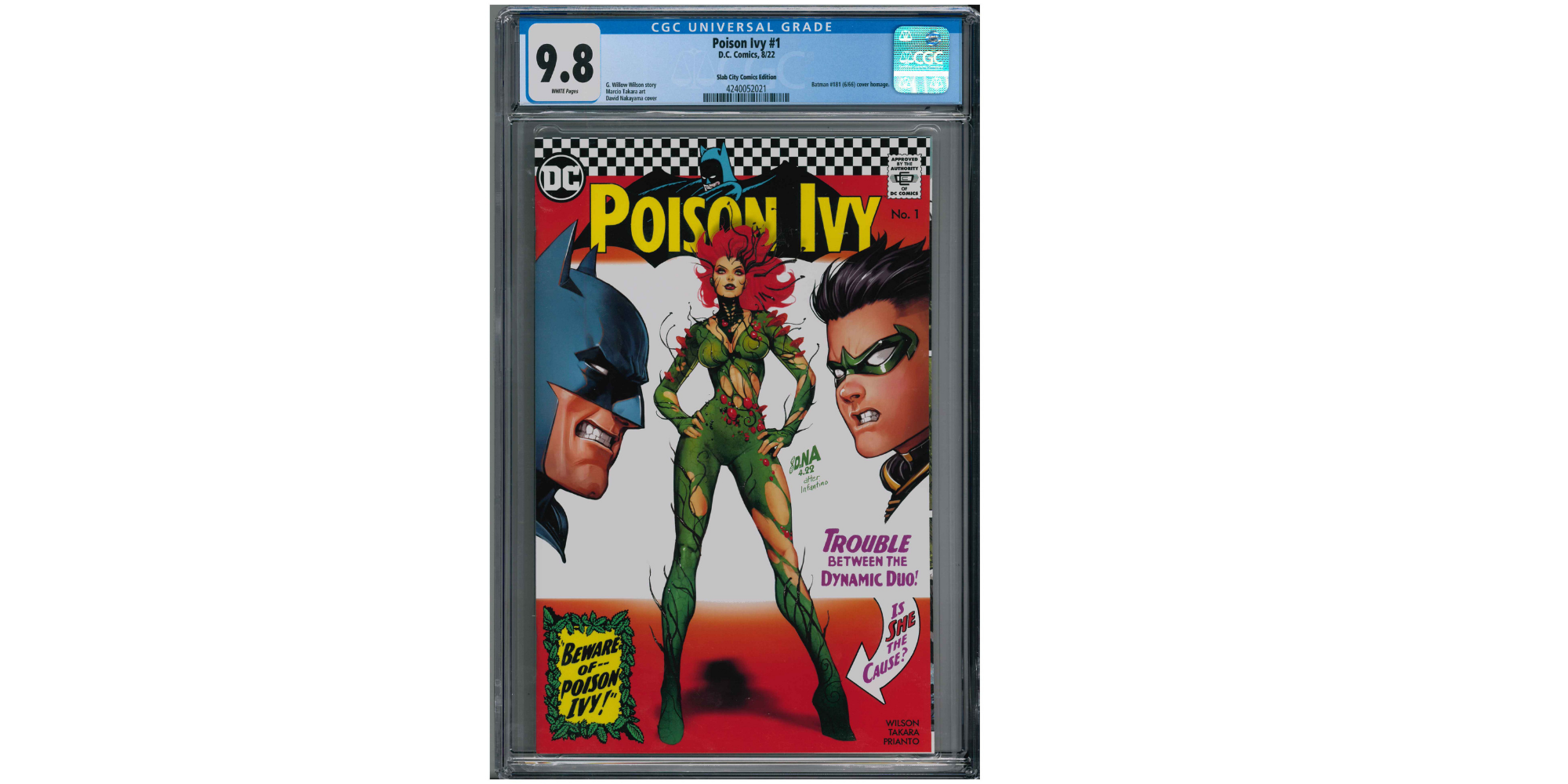 Poison Ivy #1 in der neuen unbeschädigten CGC Hülle