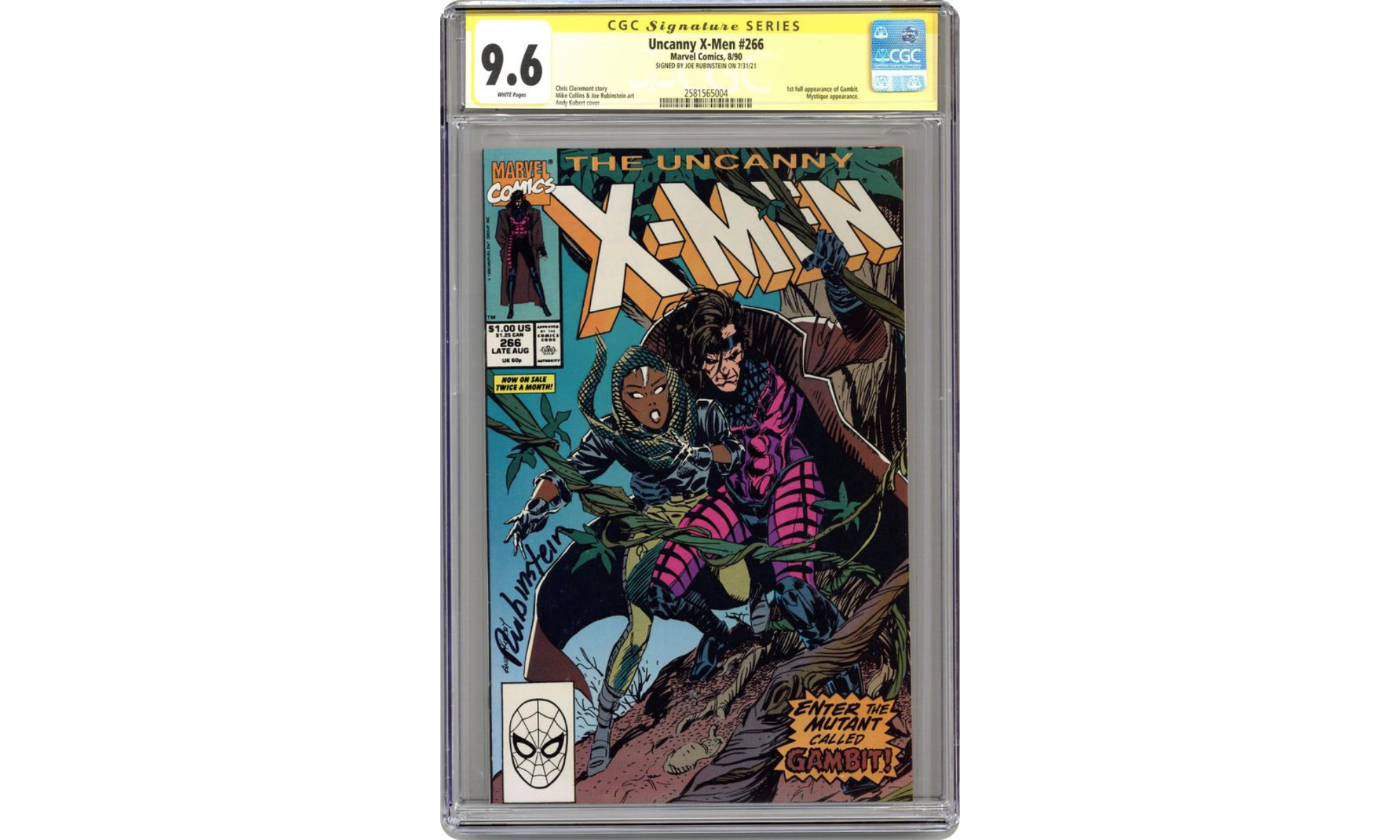 X-Men #266 nach dem Grading