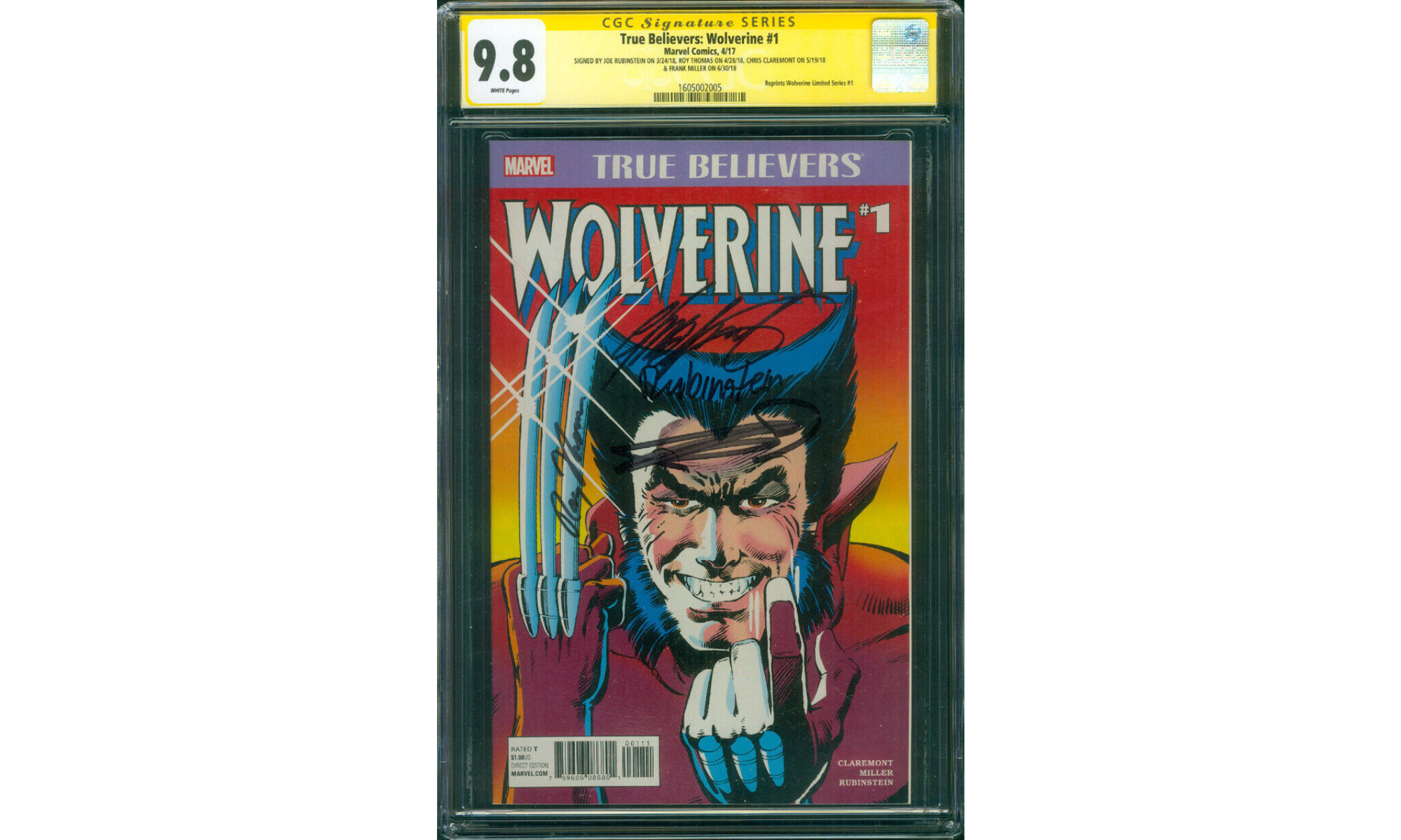 Wolverine True Belivers #1 nach dem Grading