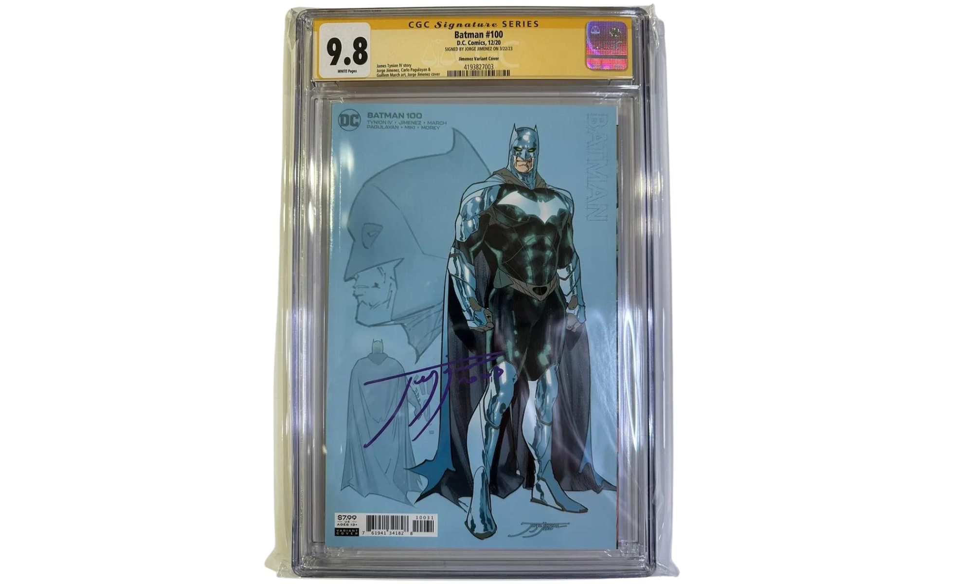 Batman #100 nach dem Grading
