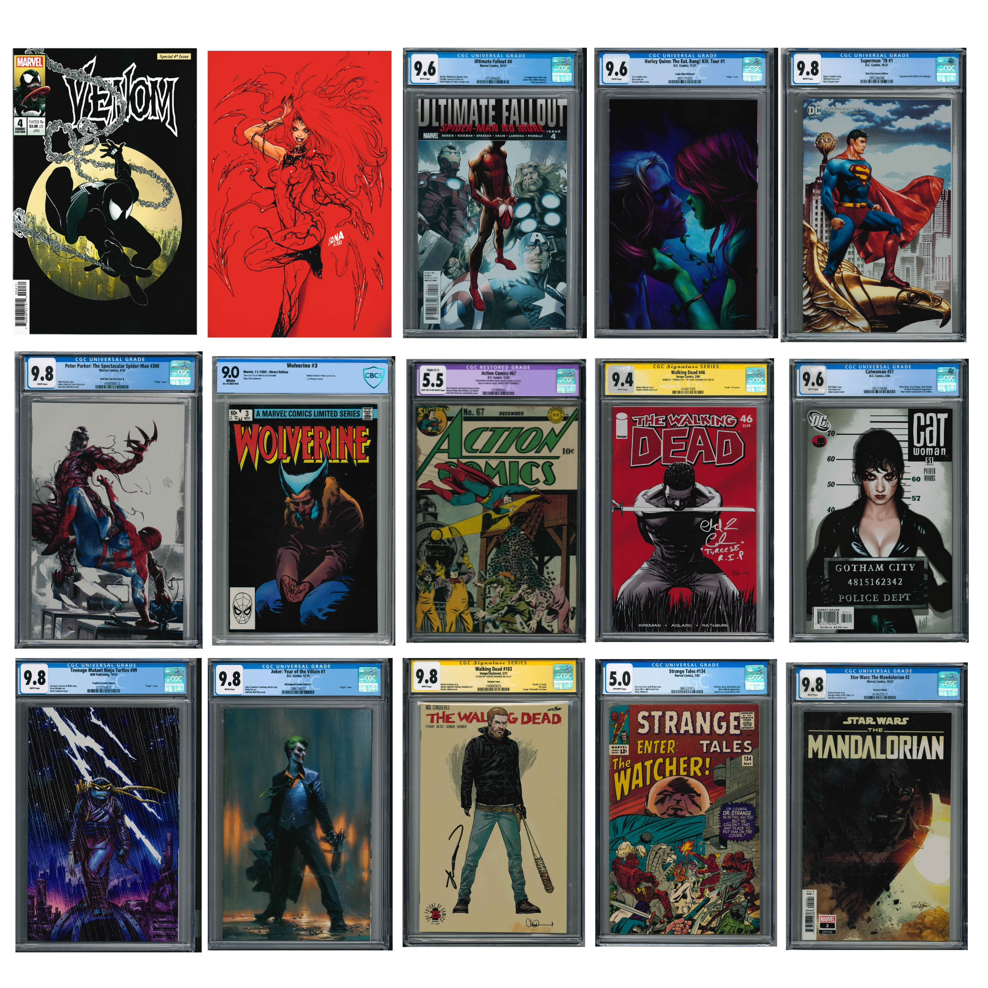 Comics im Sale: Venom, Wolverine #3, Action Comics #57 & Ulitmate Fallout #4 Djudervic