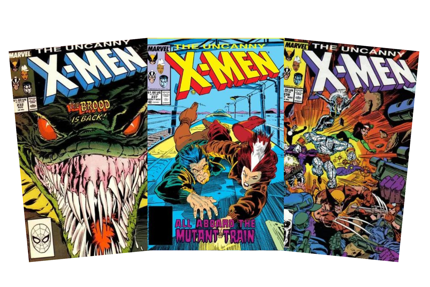 Uncanny X-Men  #232, Uncanny X-Men  #237, Uncanny X-Men  #238