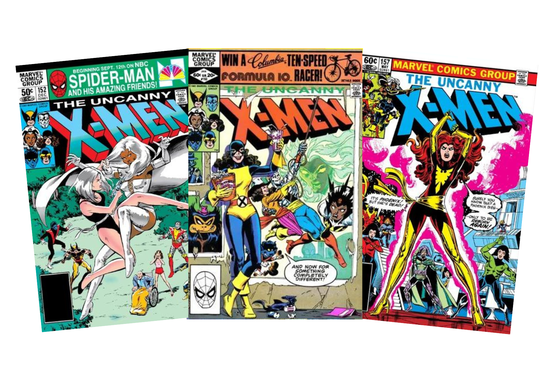 Uncanny X-Men  #152, Uncanny X-Men  #153, Uncanny X-Men  #157