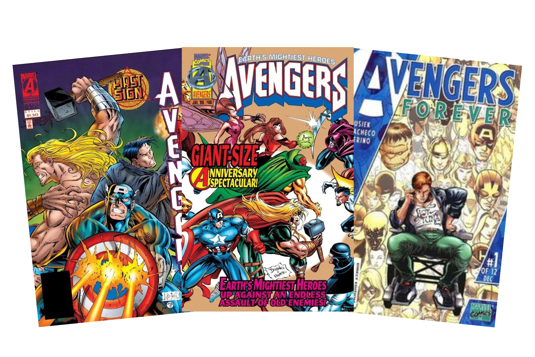 Avengers #396, Avengers #400, Avengers Forever #1