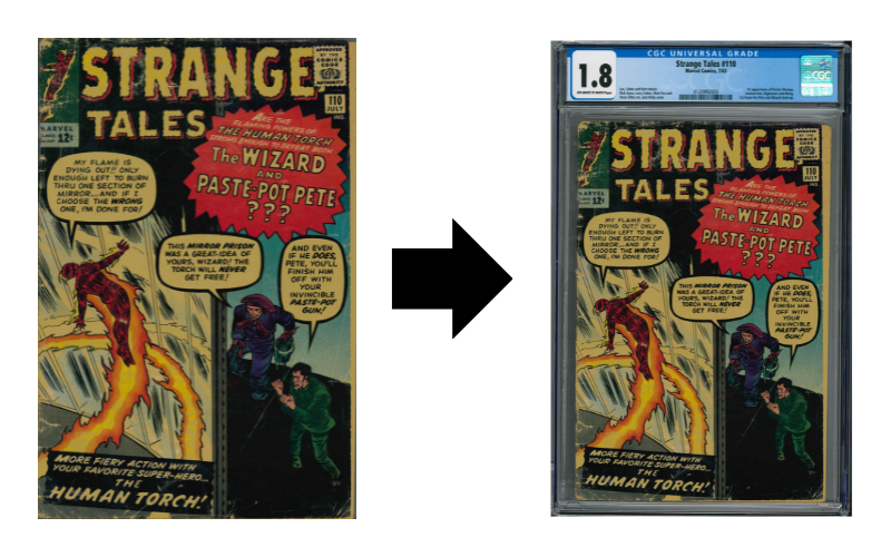 CGC Grading-Service (1000€+ pro Comic) Strange Tales #110