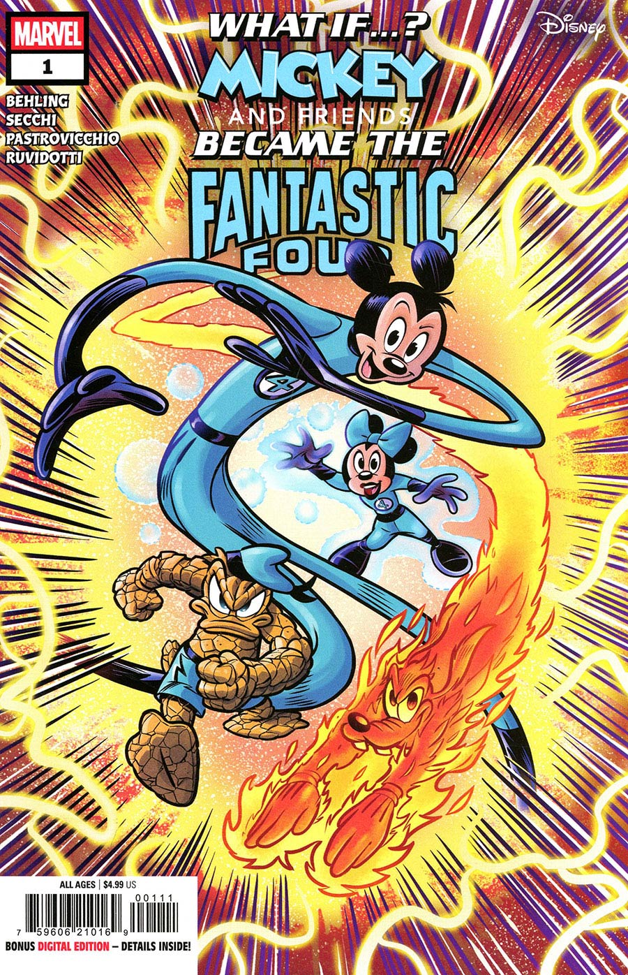 What If Mickey and Friends became the Fantastic Four #1