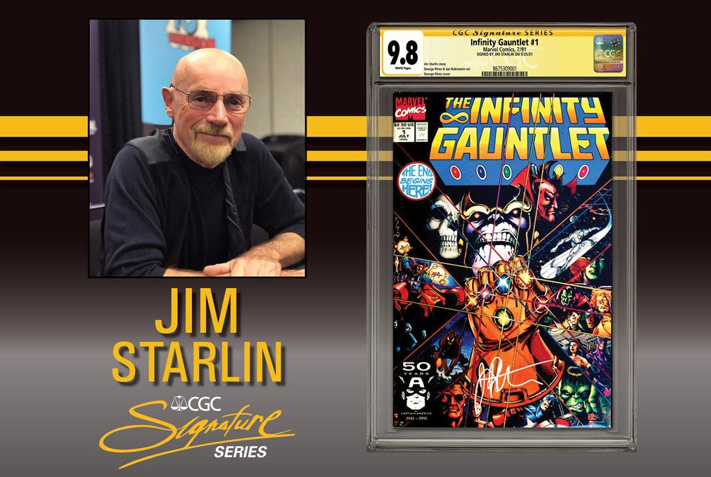 CGC Signature Series mit Jim Starlin Infinity Gauntley #1