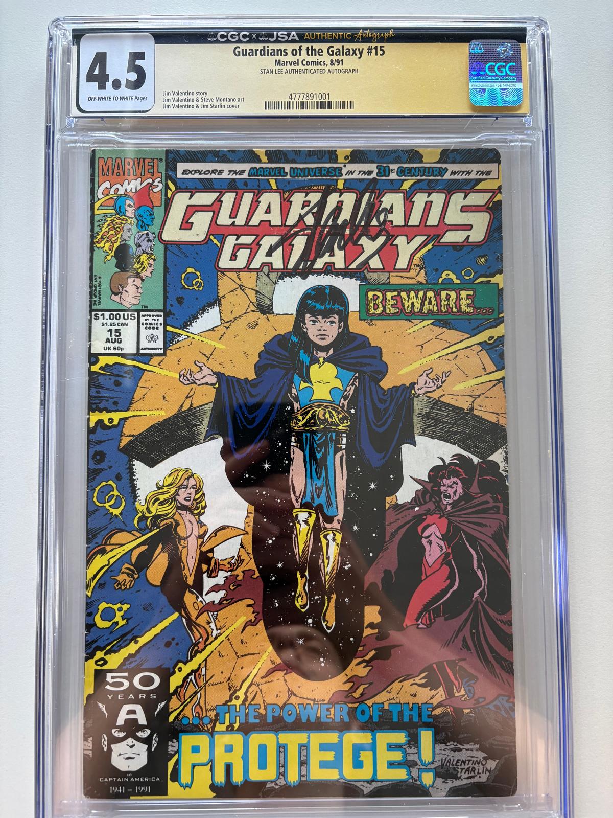 Guardians of the Galaxy #15 | Unterschrieben von Stan Lee