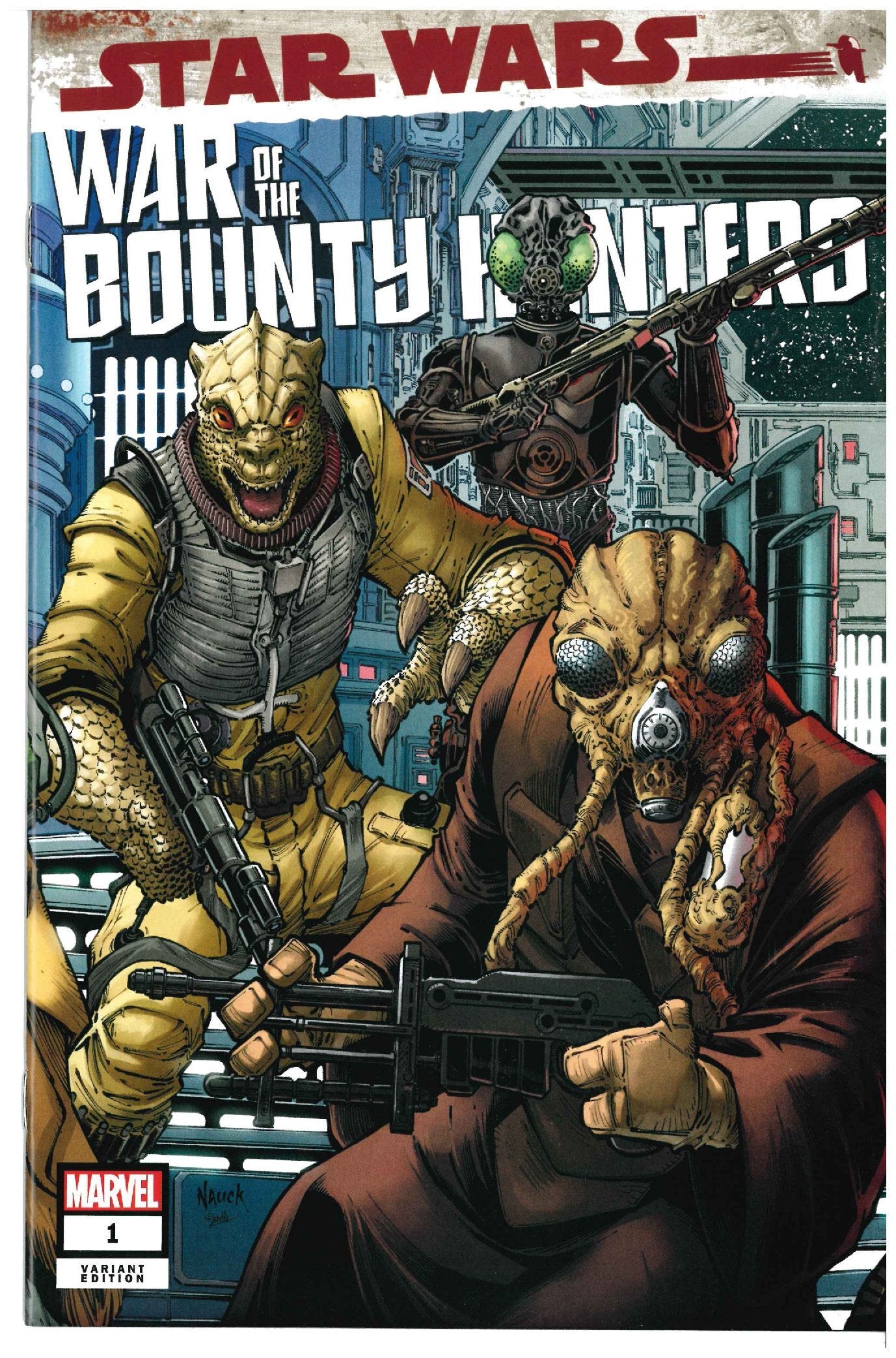 Star Wars: War of the Bounty Hunters #1 Retailer Exclusive Trade Dress Variant 