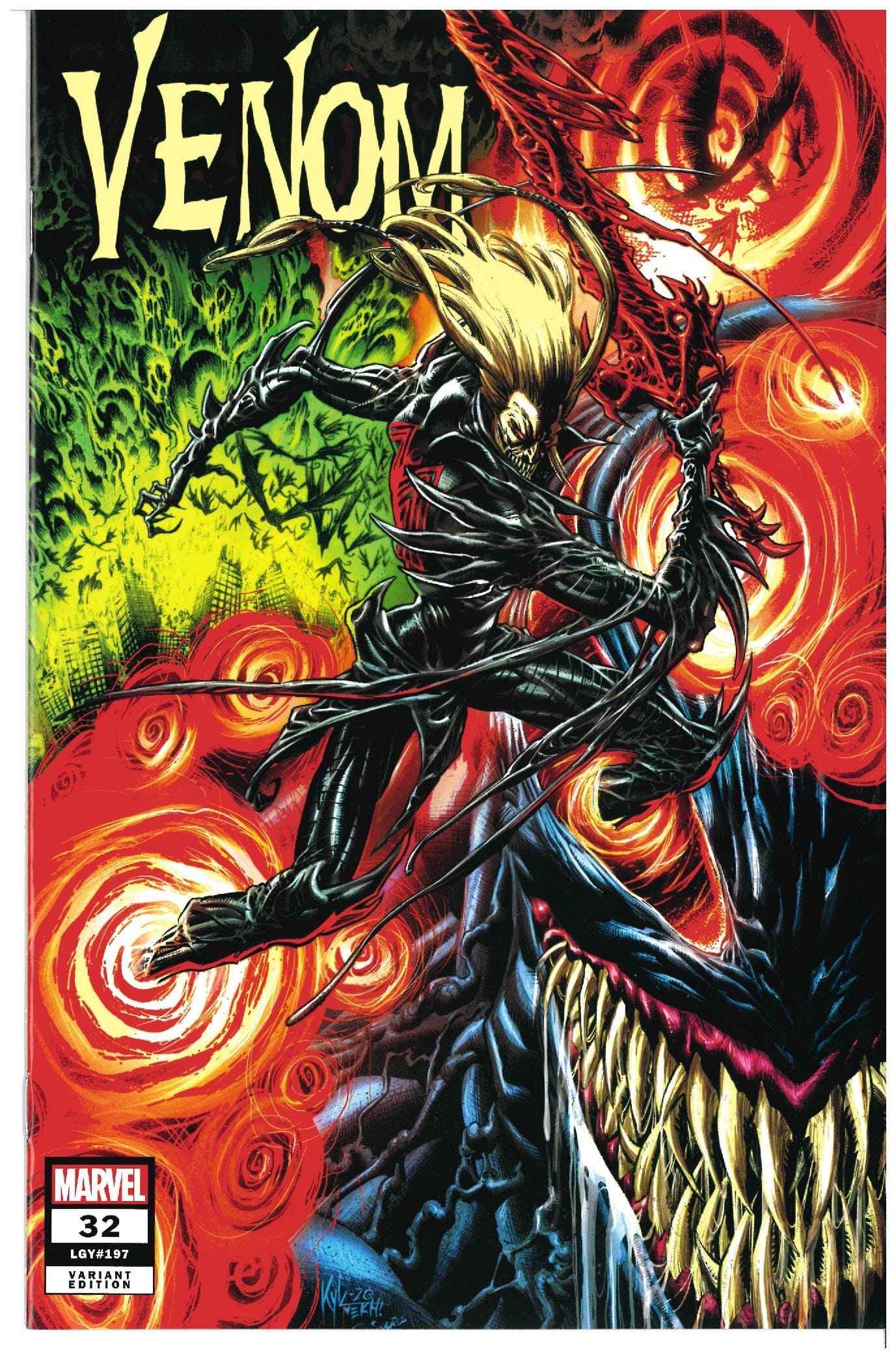Venom #32 Kael Hotz A & B Variant