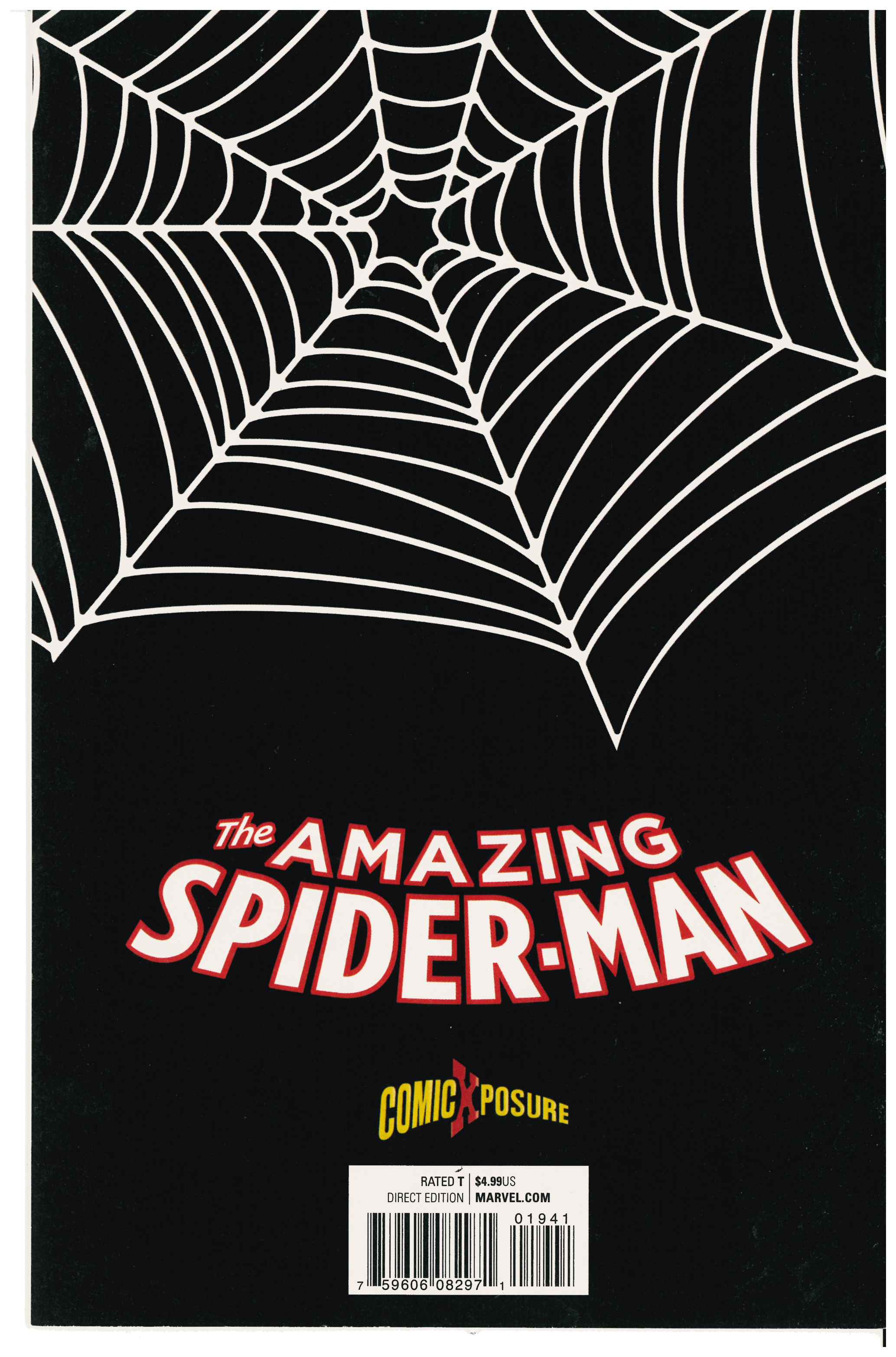 Amazing Spider-Man #19 backside