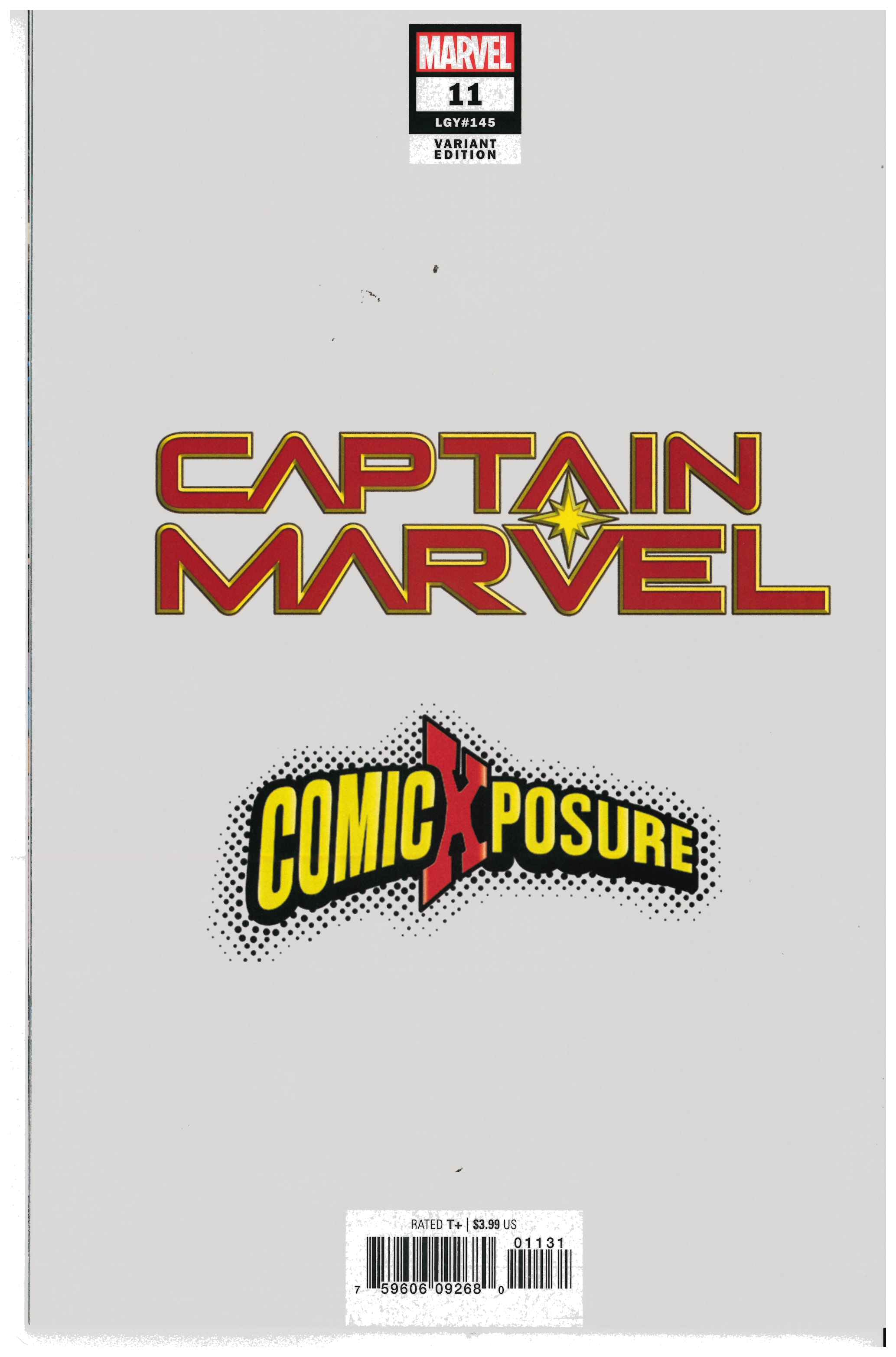 Captain Marvel #11 backside