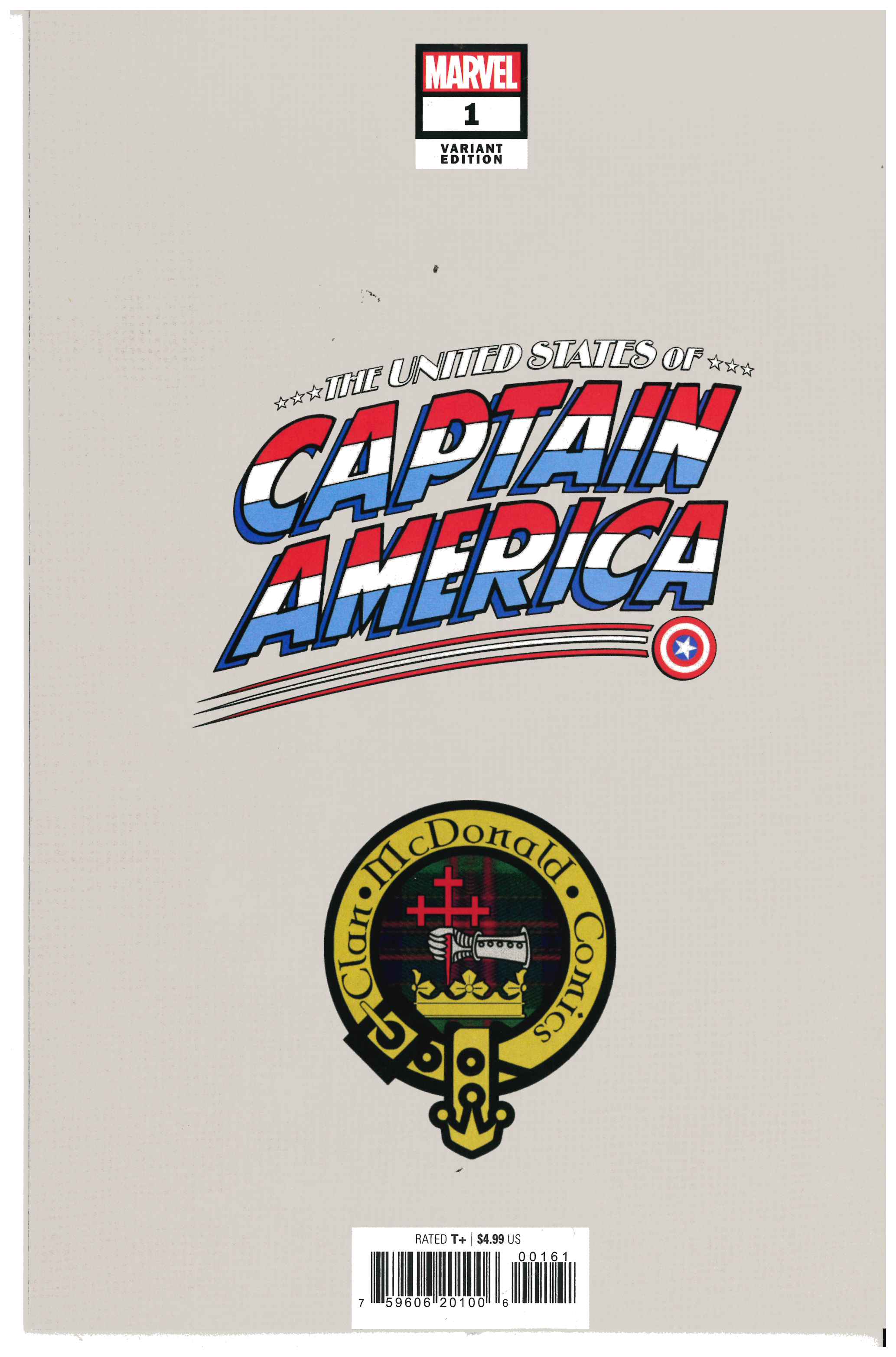 The United States of Captain America #1 backside