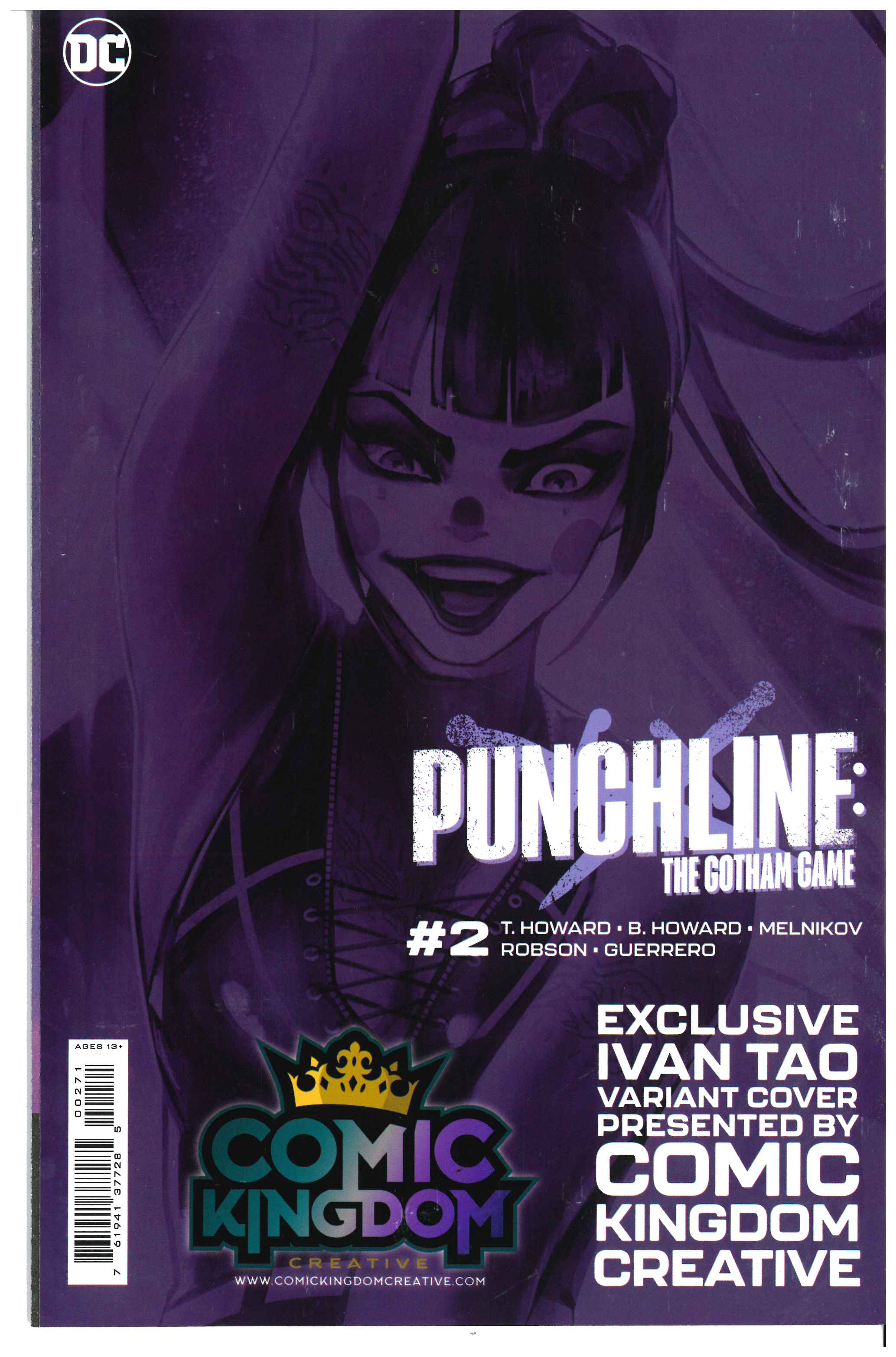 Punchline: The Gotham Game #2 backside