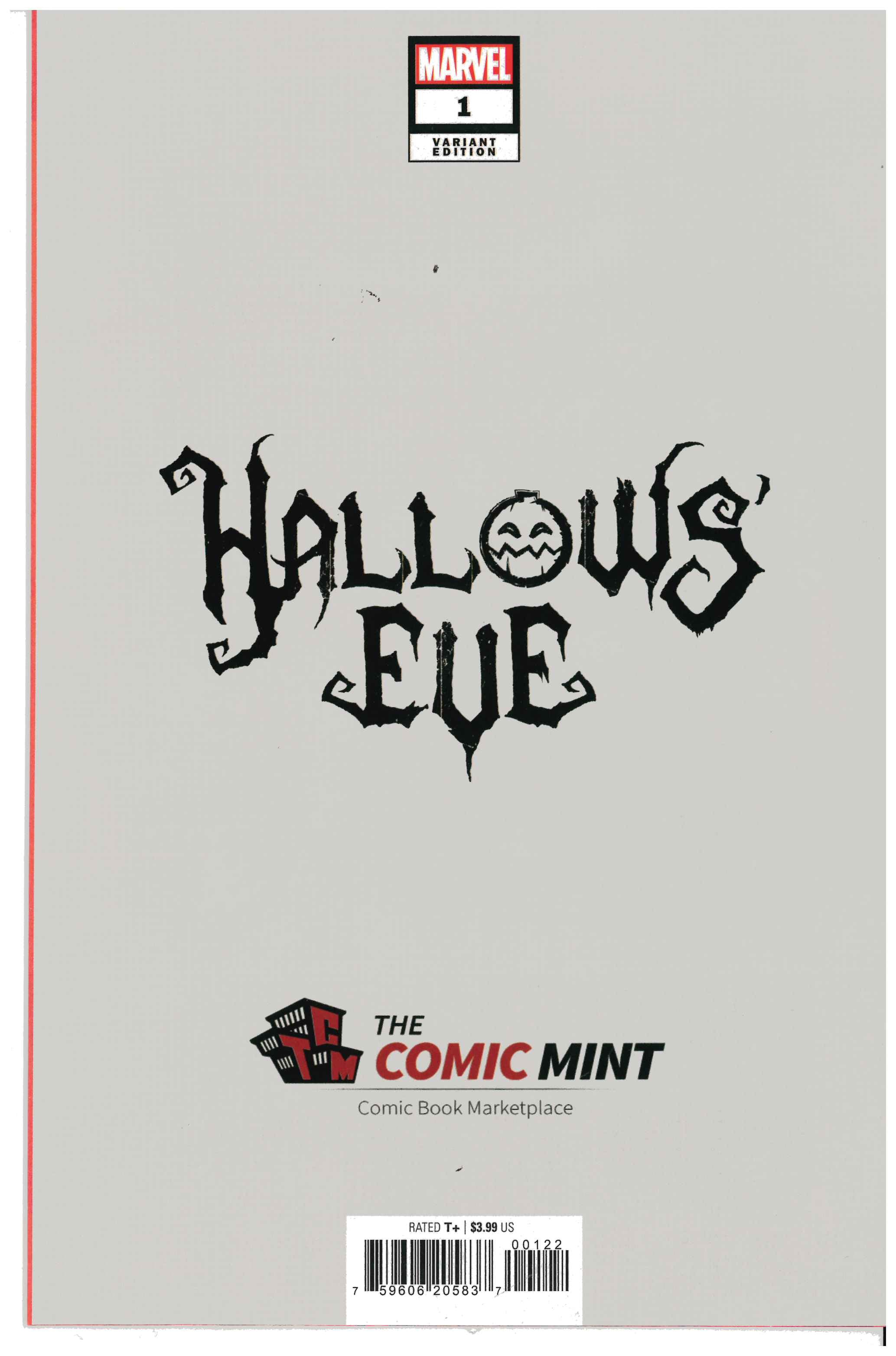 Hallow's Eve #1 backside