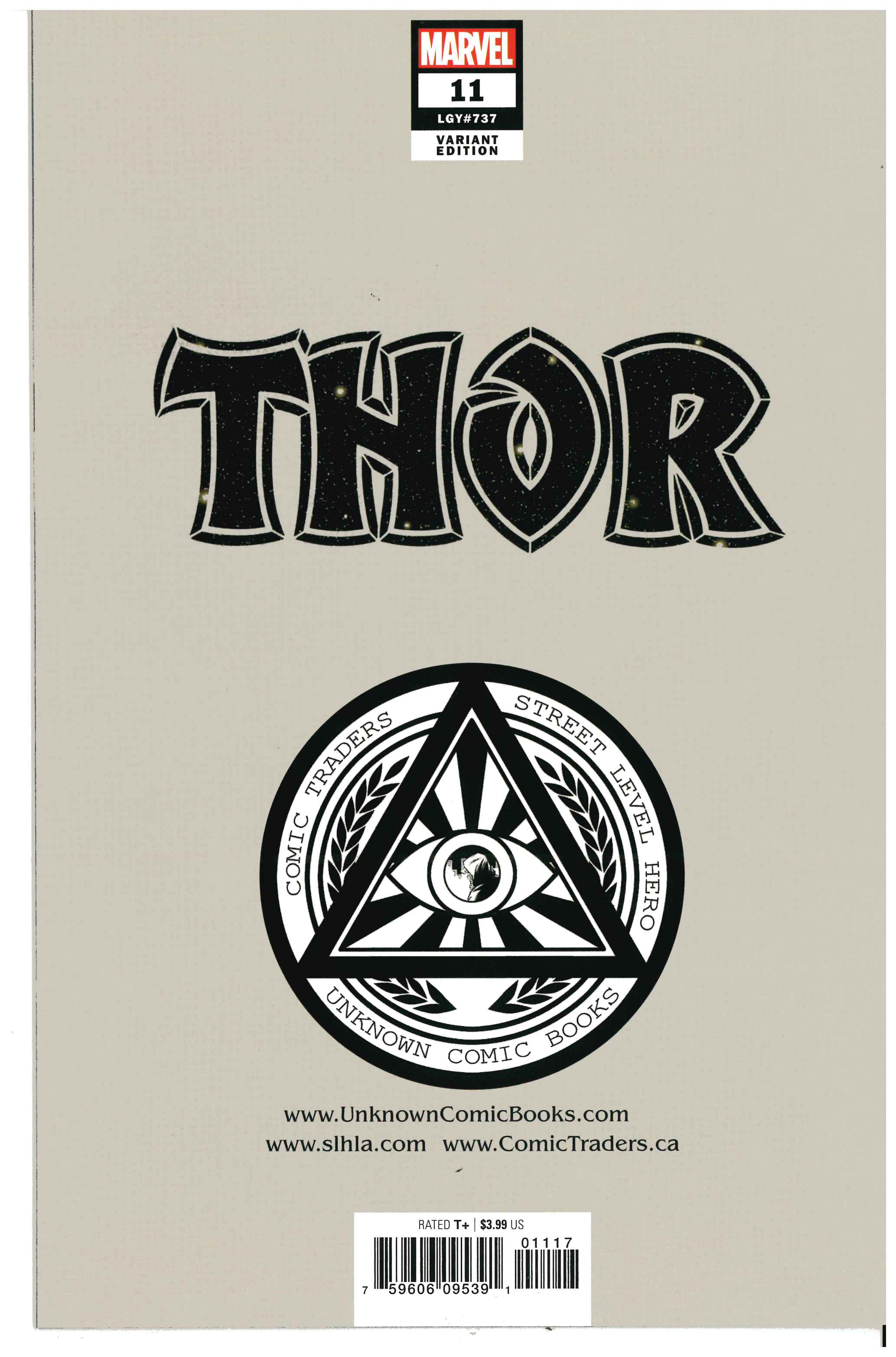 Thor #11 backside