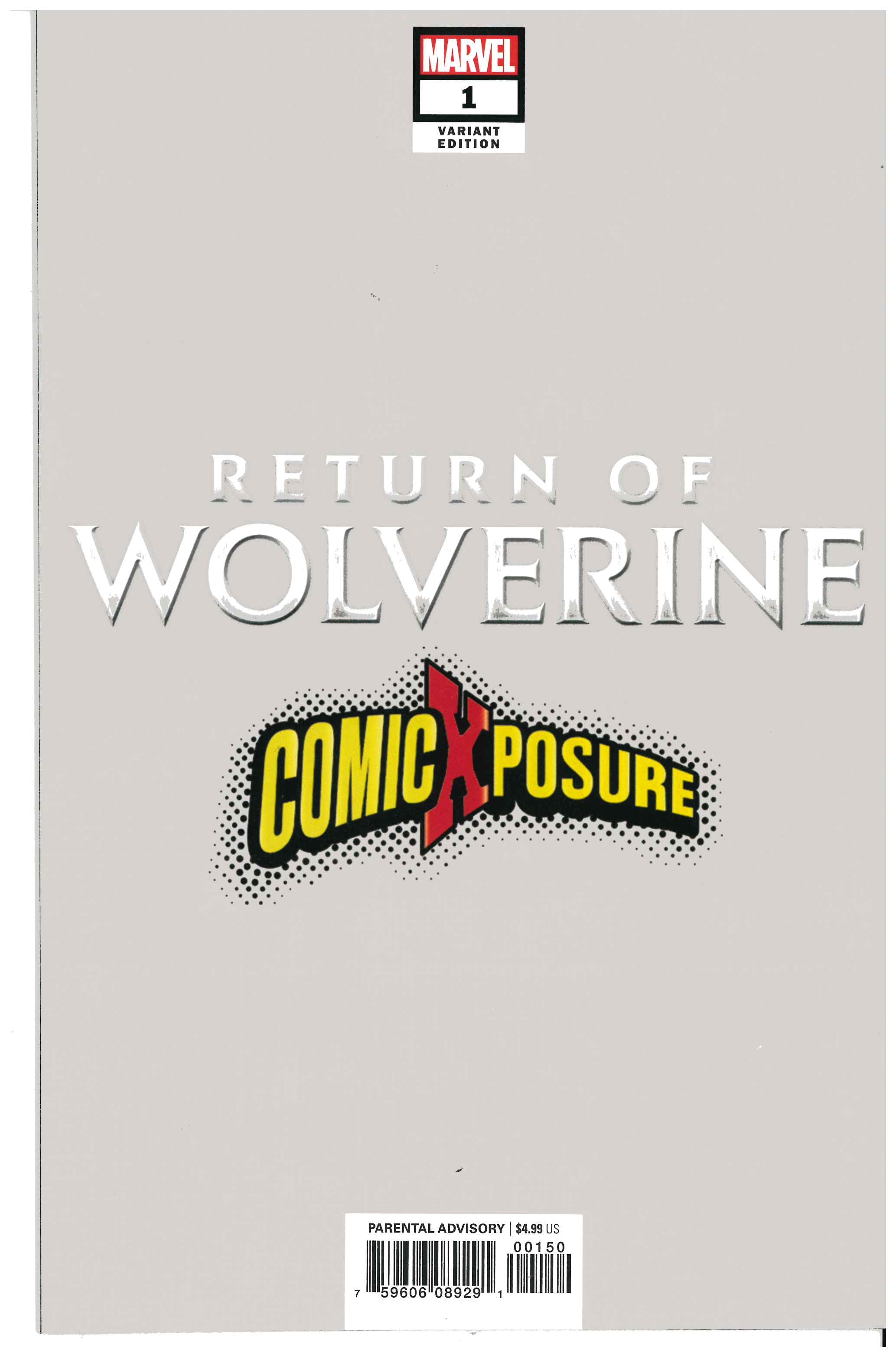 Return of Wolverine #1 backside