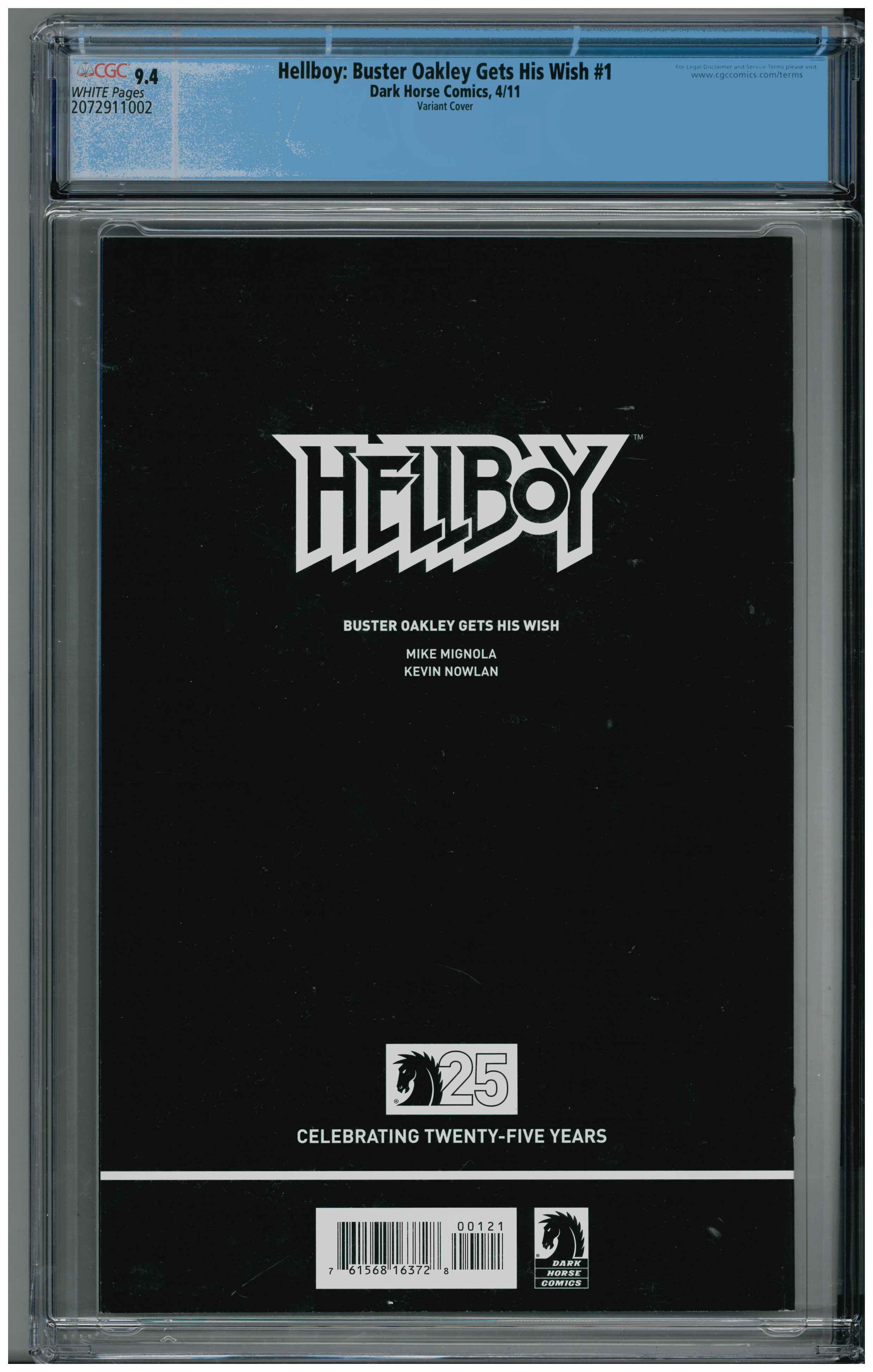 Hellboy: Buster Oakley gets His Wish #1 backside