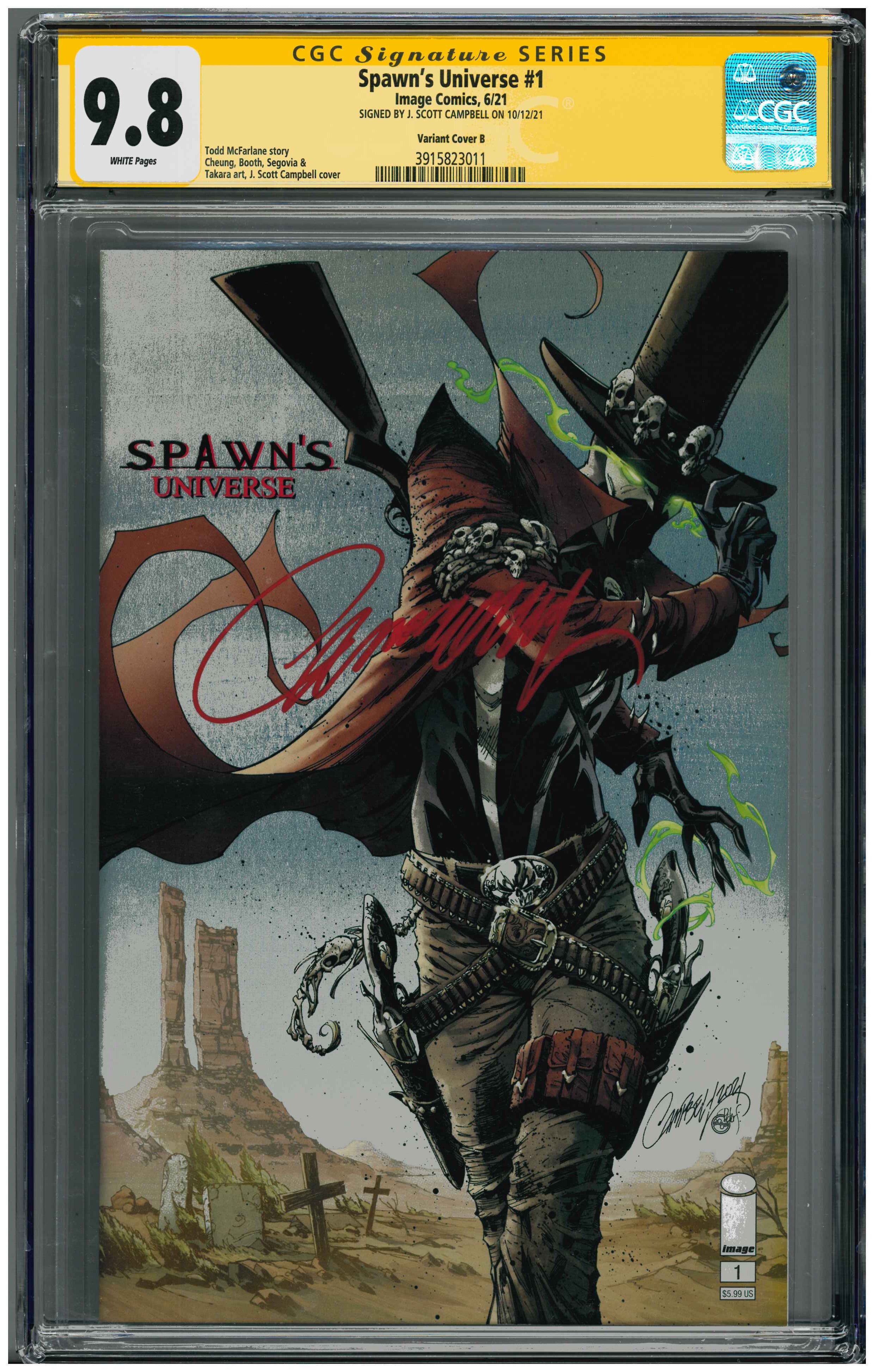 Spawn's Universe #1 | Signed by J. Scott Campbell