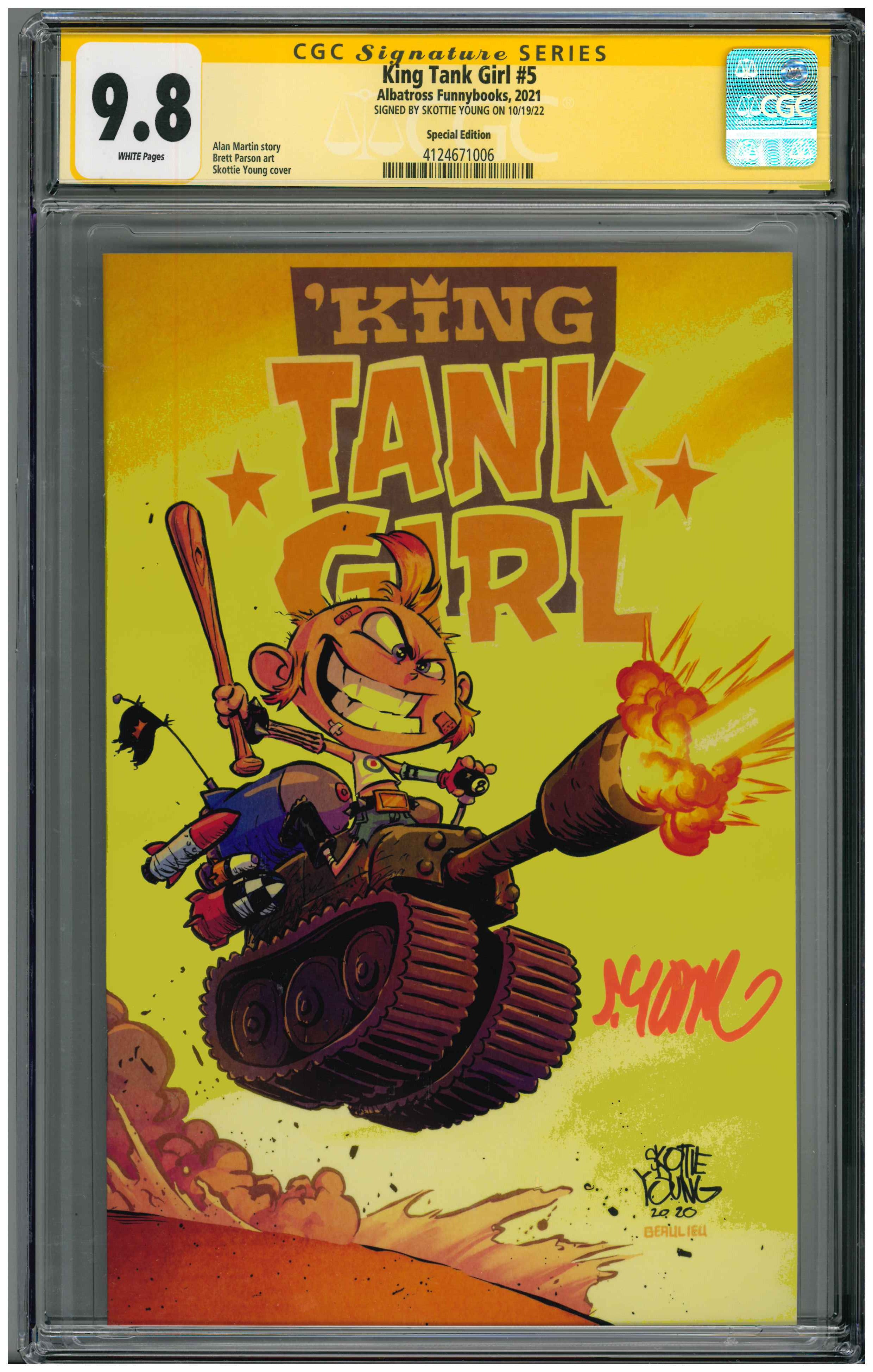 King Tank Girl #5 | Signed by Skottie Young