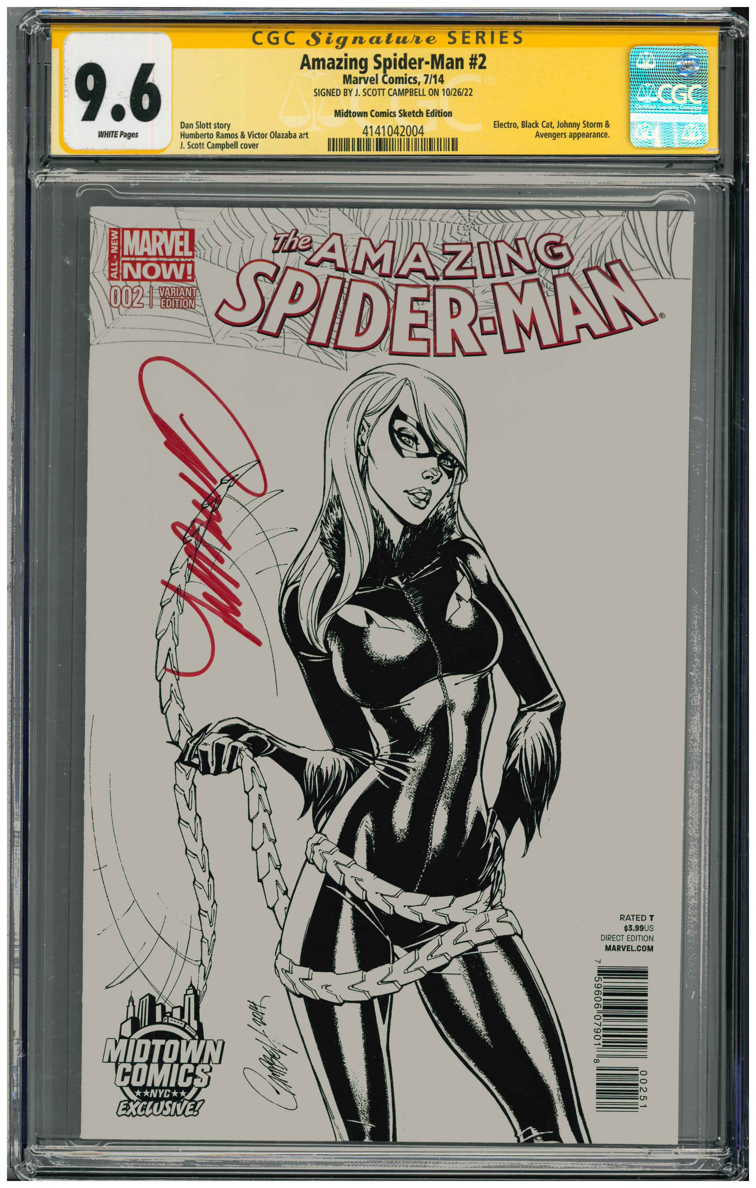 Amazing Spider-Man #2 | Signed by J. Scott Campbell