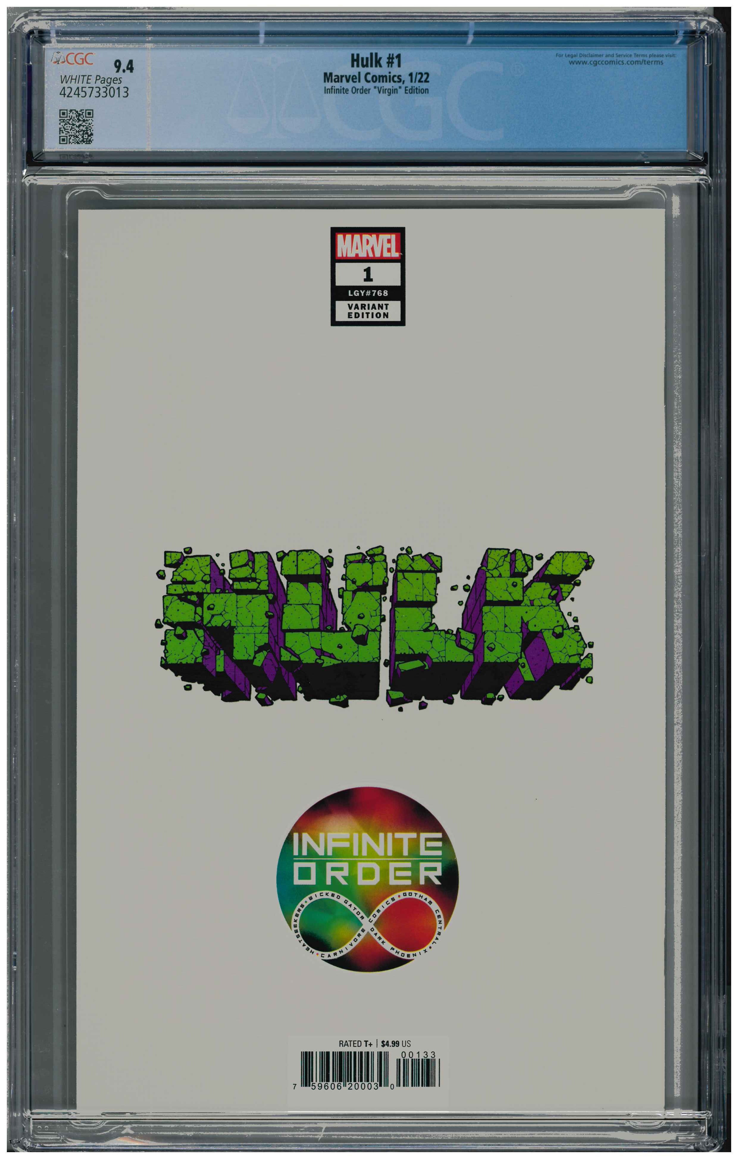 Hulk #1 backside