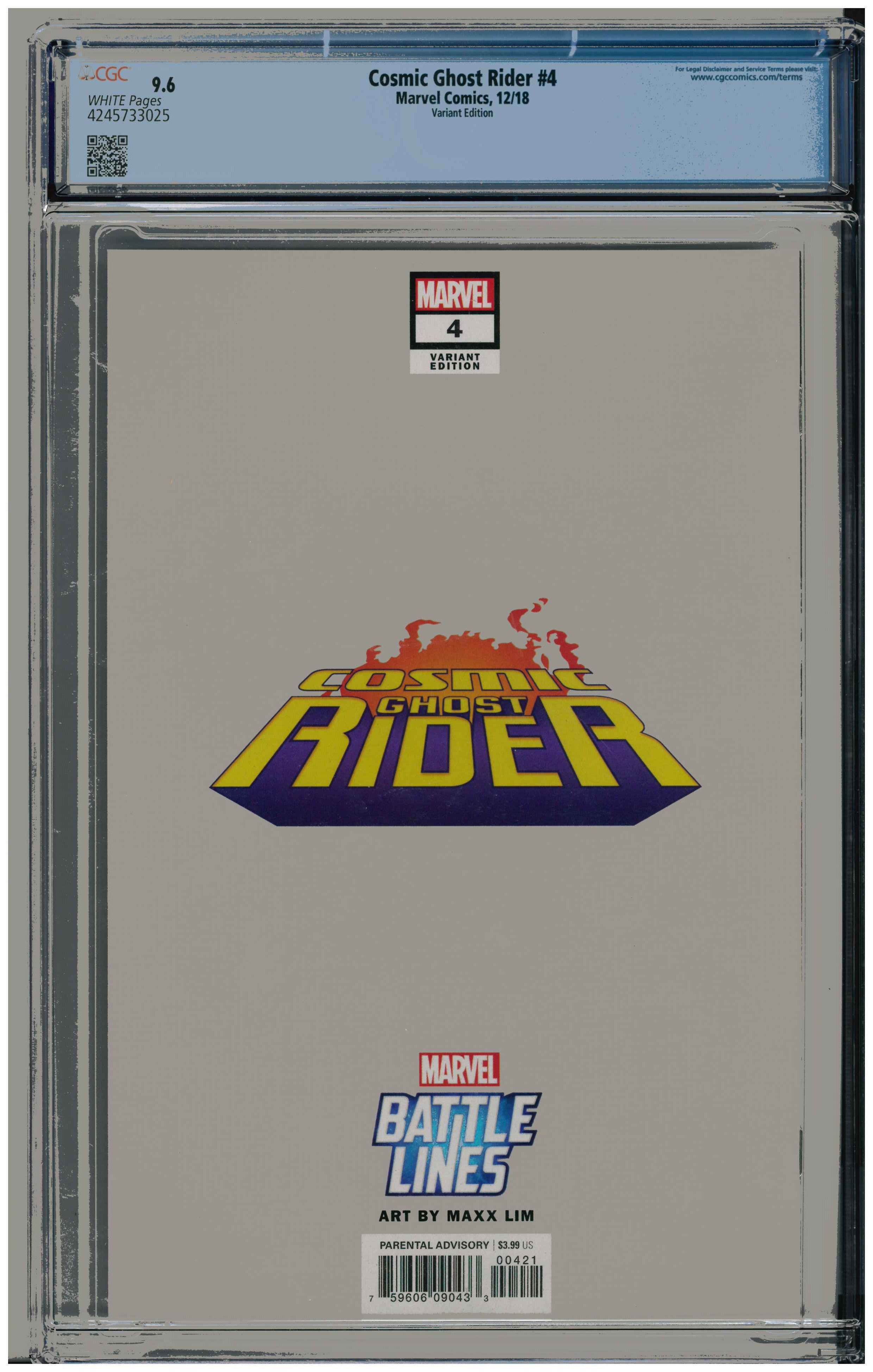 Cosmic Ghost Rider #4 backside