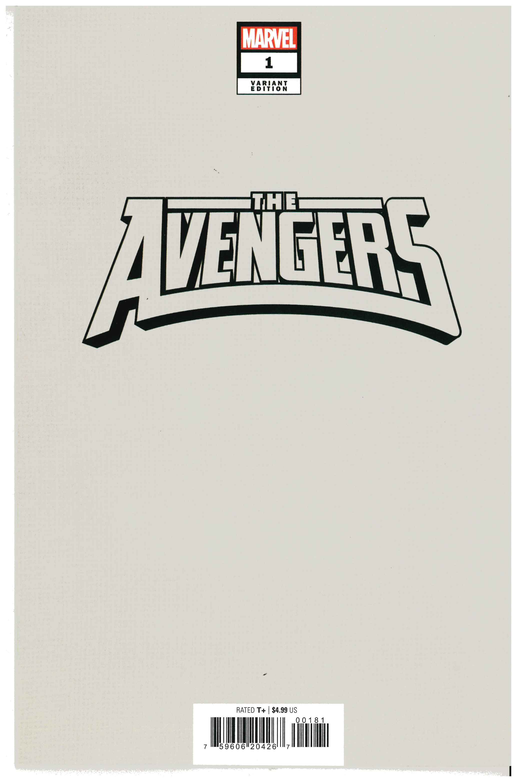 Avengers #1 backside