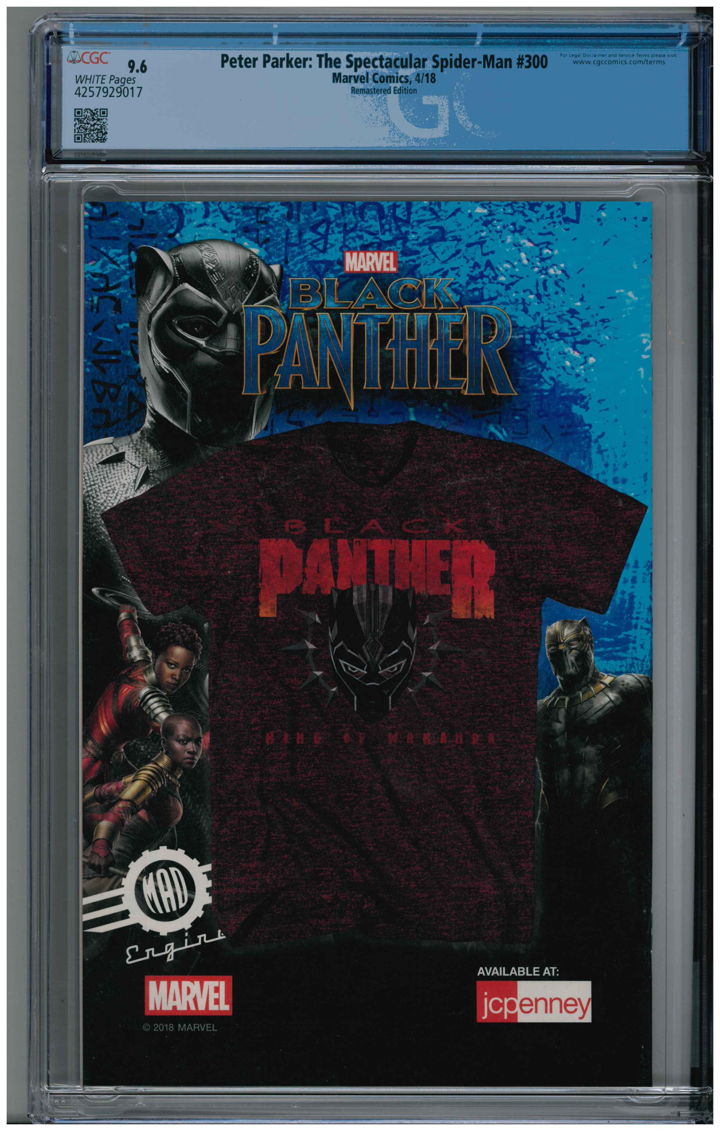 Peter Parker: The Spectacular Spider-Man #300 Rückseite