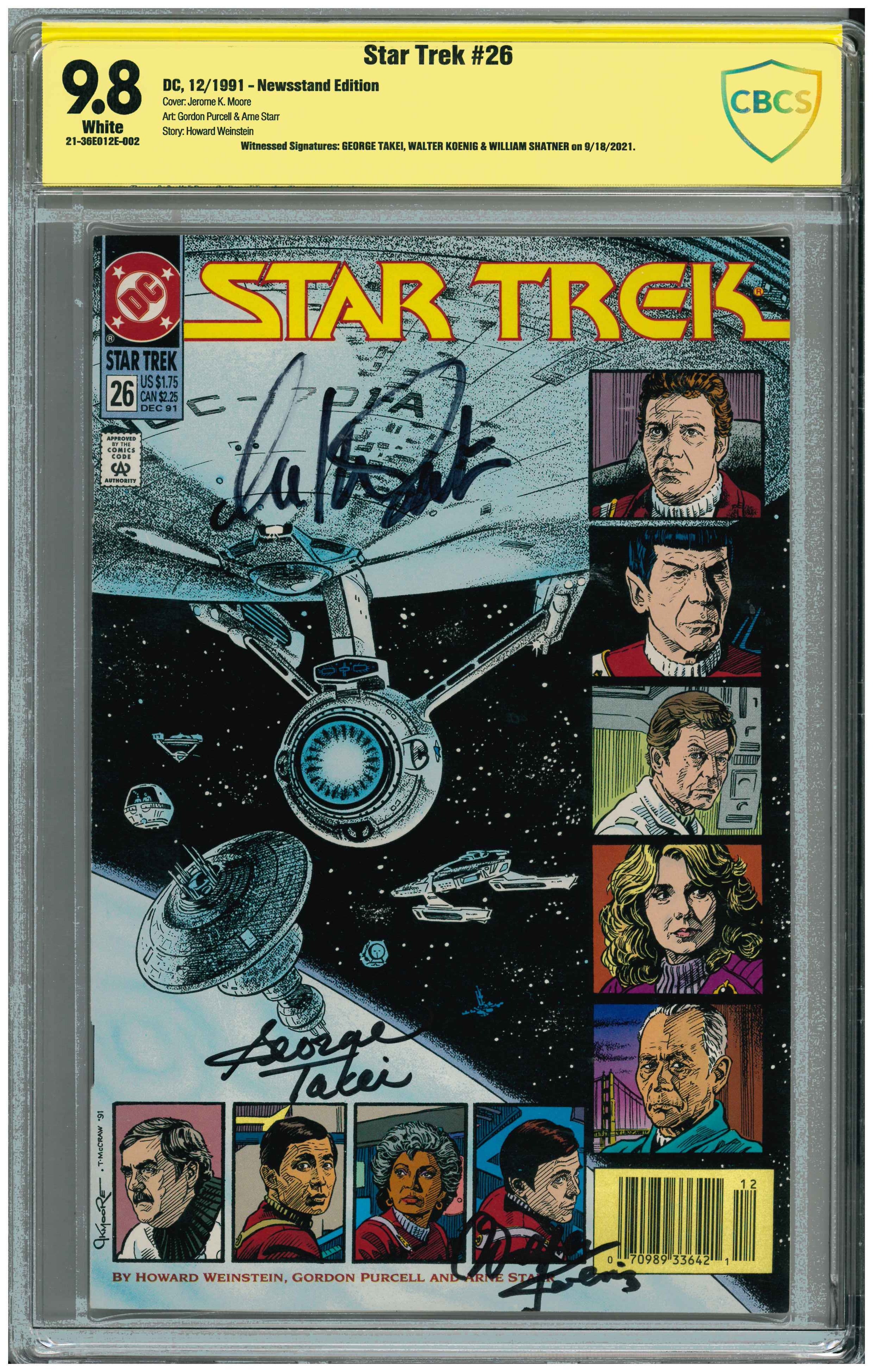 Star Trek #26 | Unterschrieben von Drei Schauspielern