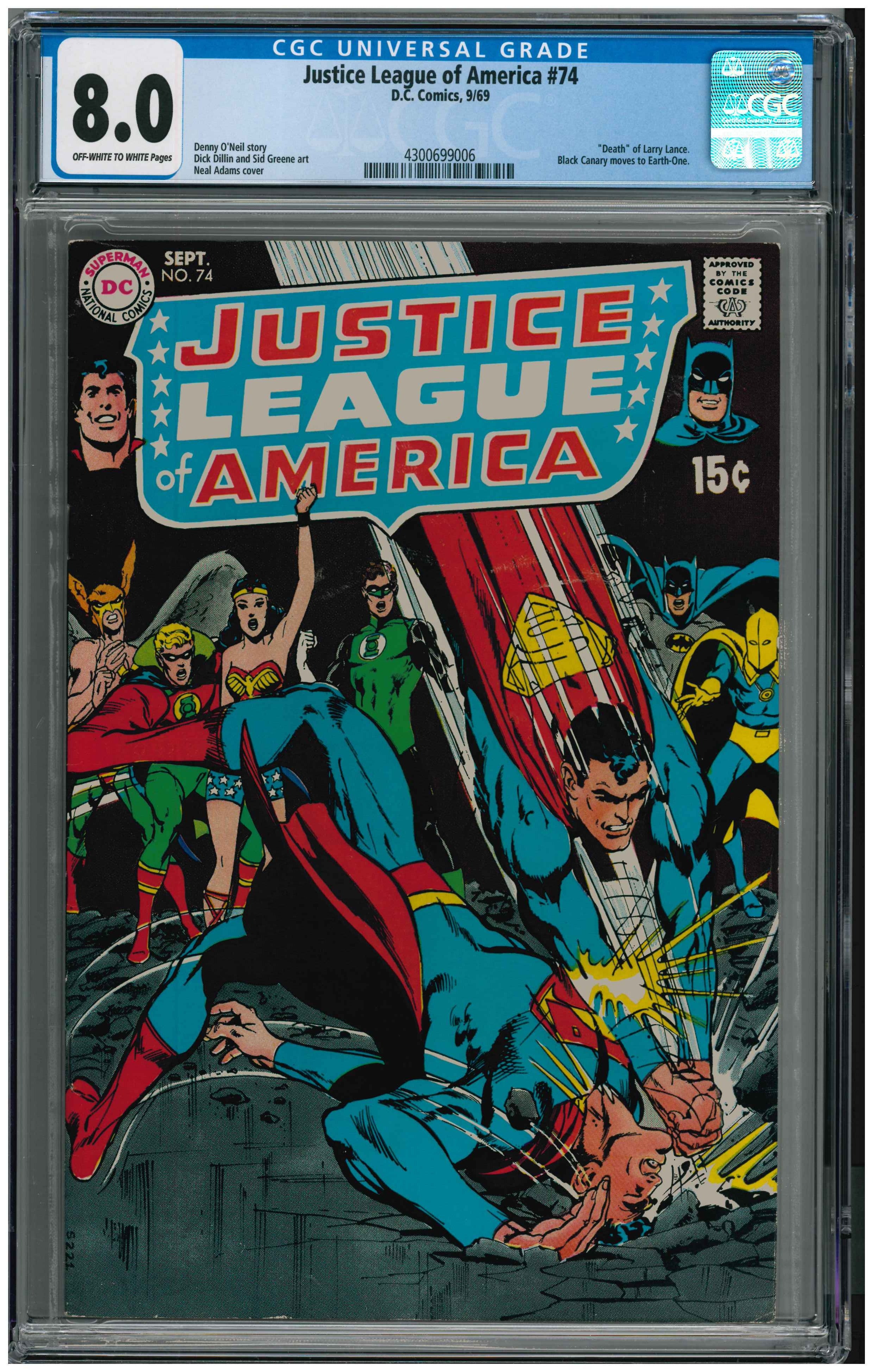 Justice League of America #74