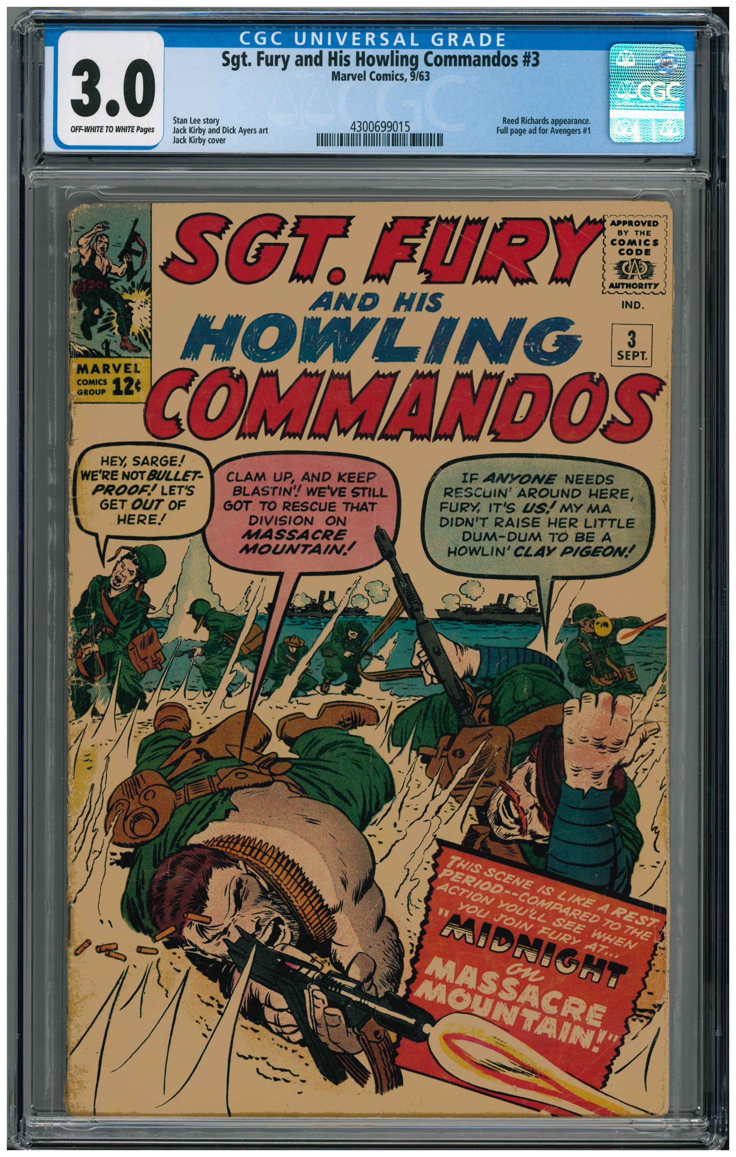 Sgt. Fury and His Howling Commandos #3