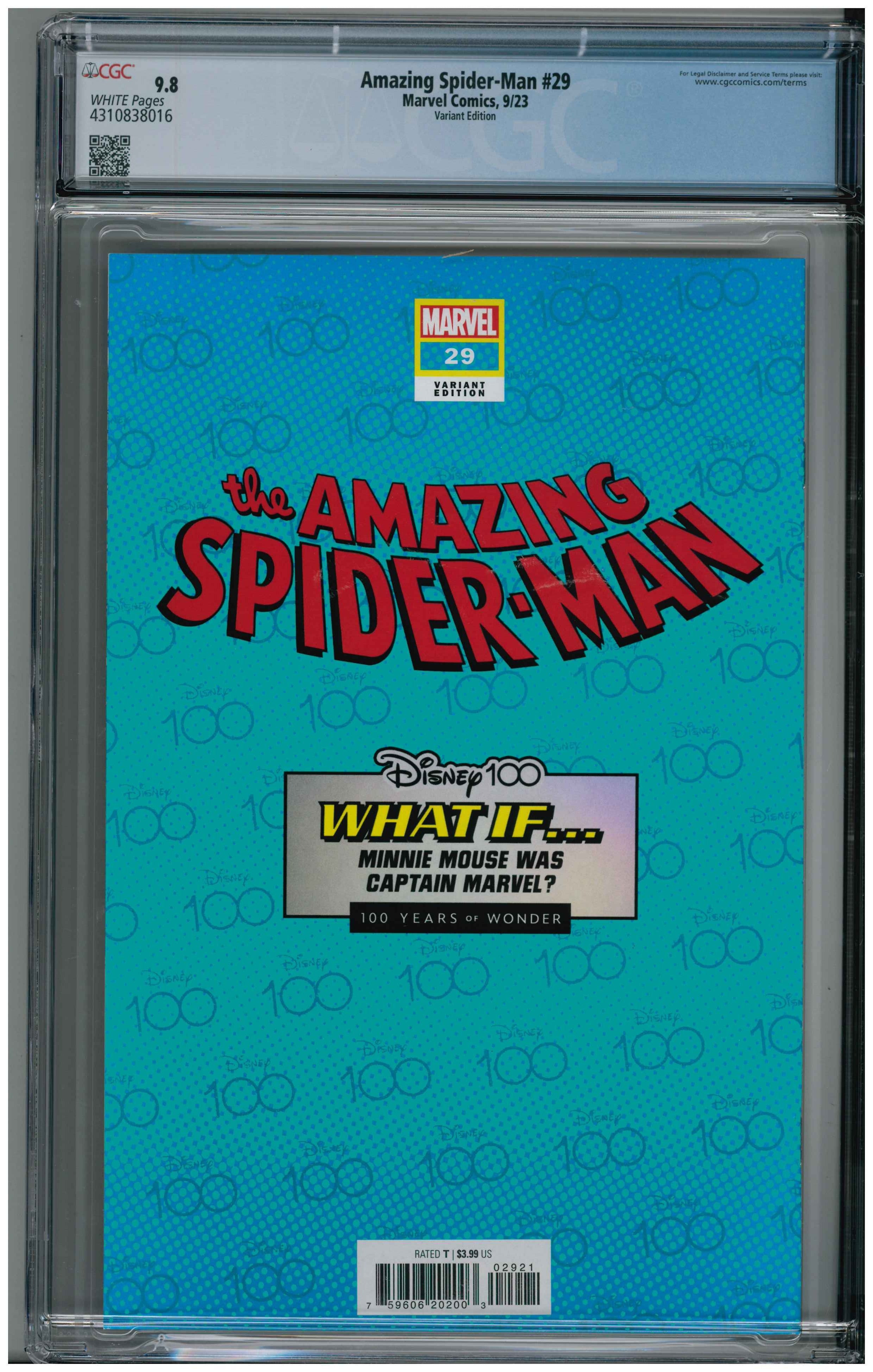 Amazing Spider-Man #29 Rückseite