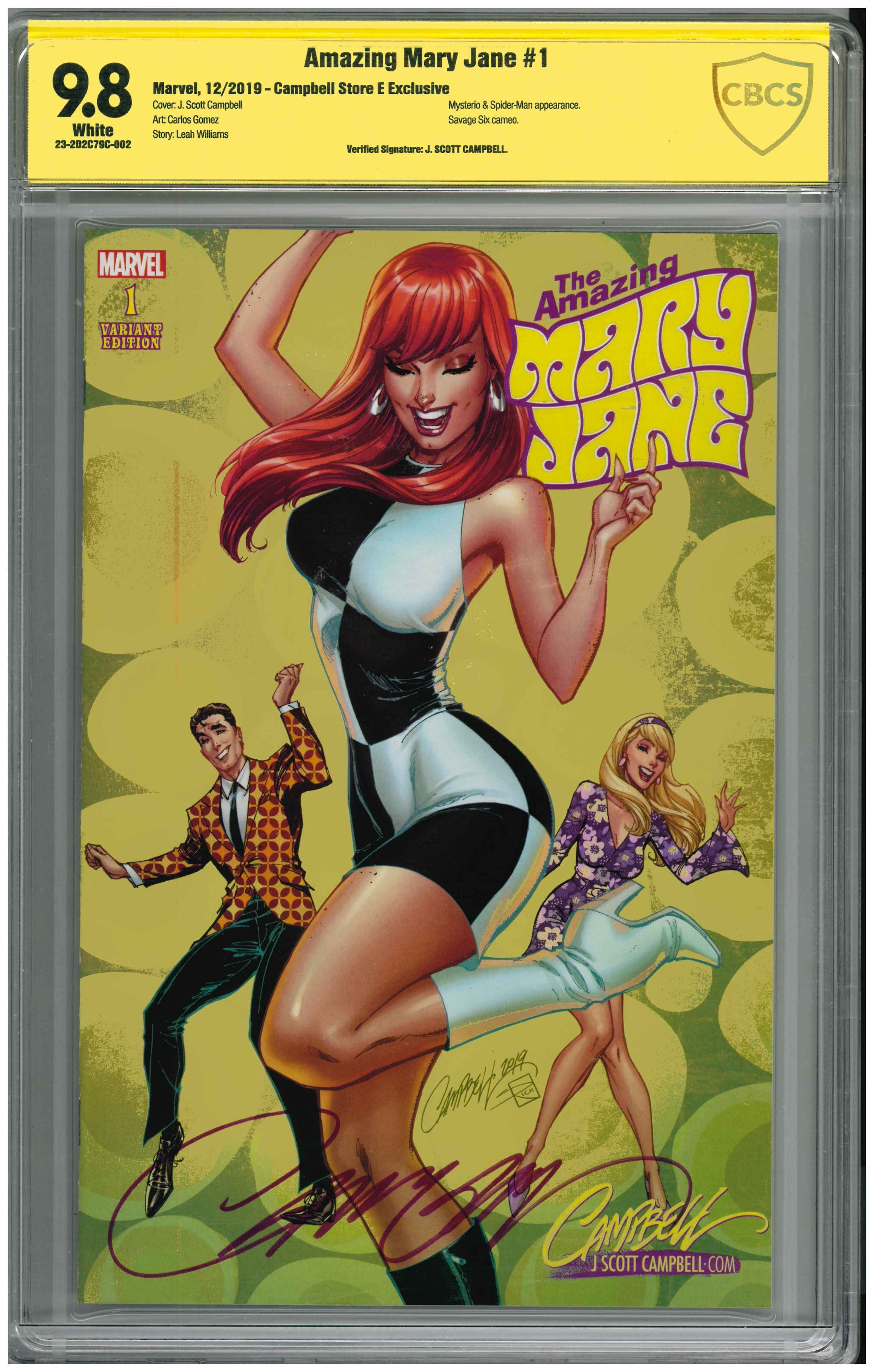 Amazing Mary Jane #1| Unterschrieben von J. Scott Campbell