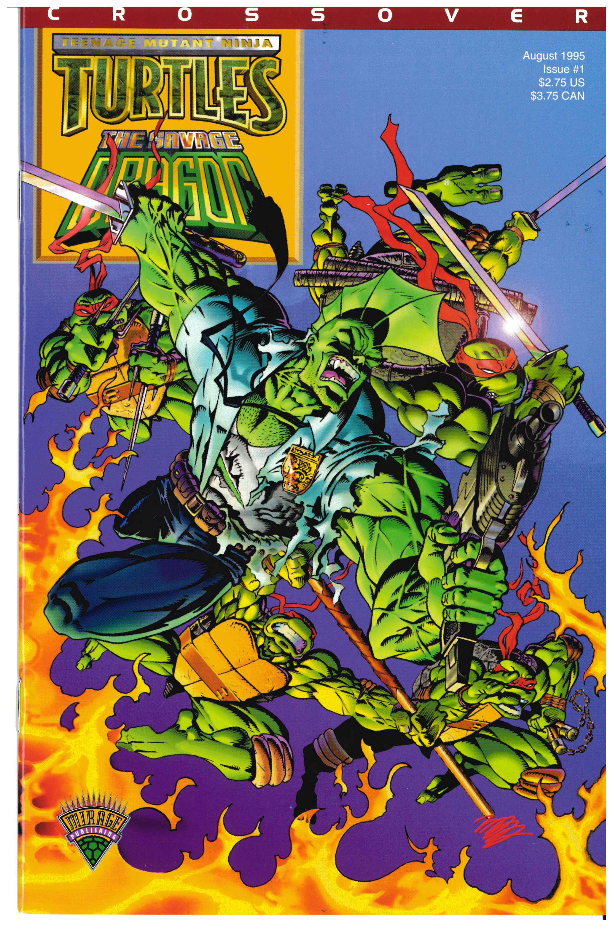 Teenage Mutant Ninja Turtles / Savage Dragon Crossover #1