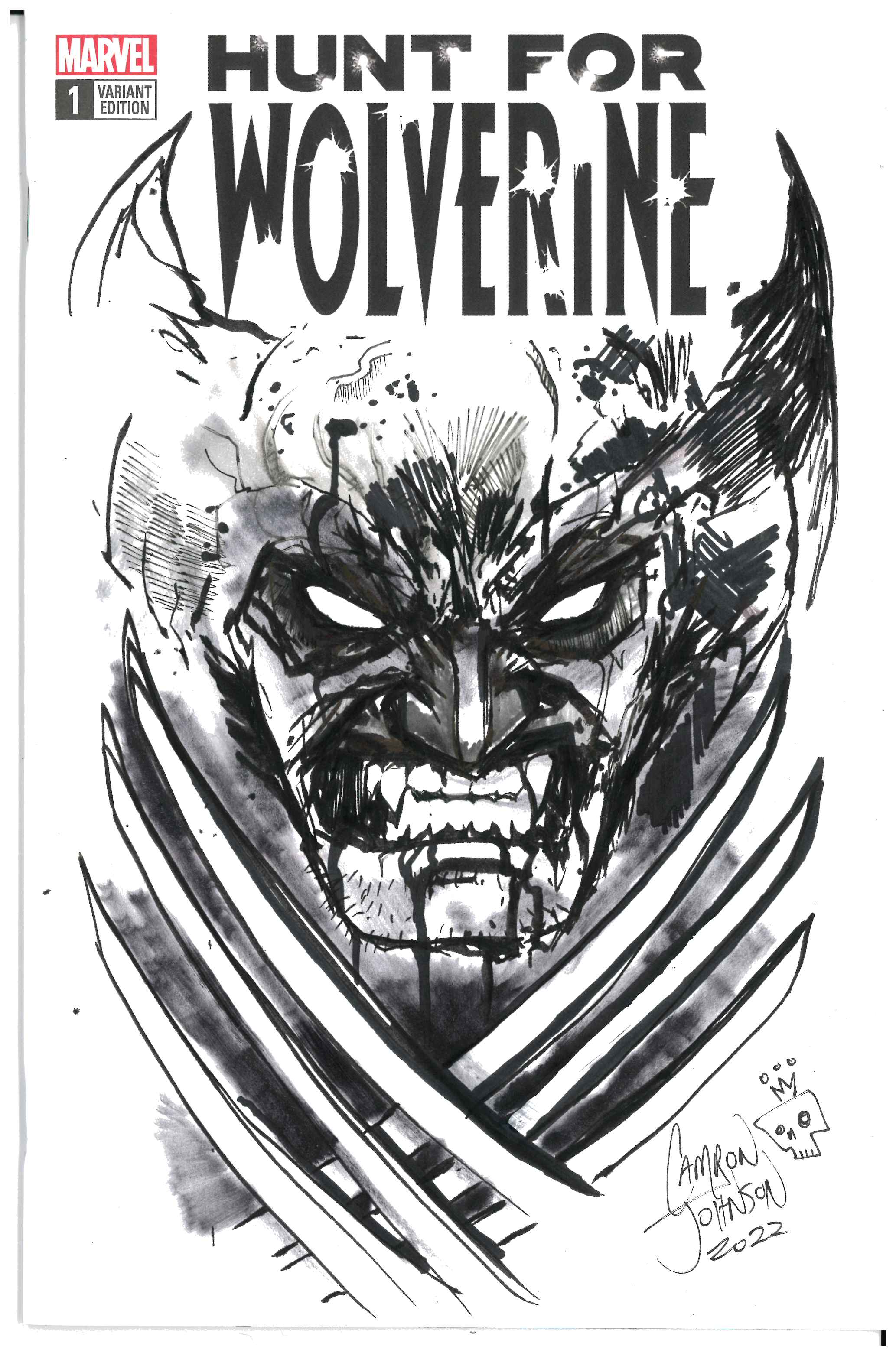 Hunt for Wolverine #1| Unterschrieben  & Sketch von Camron Johnson