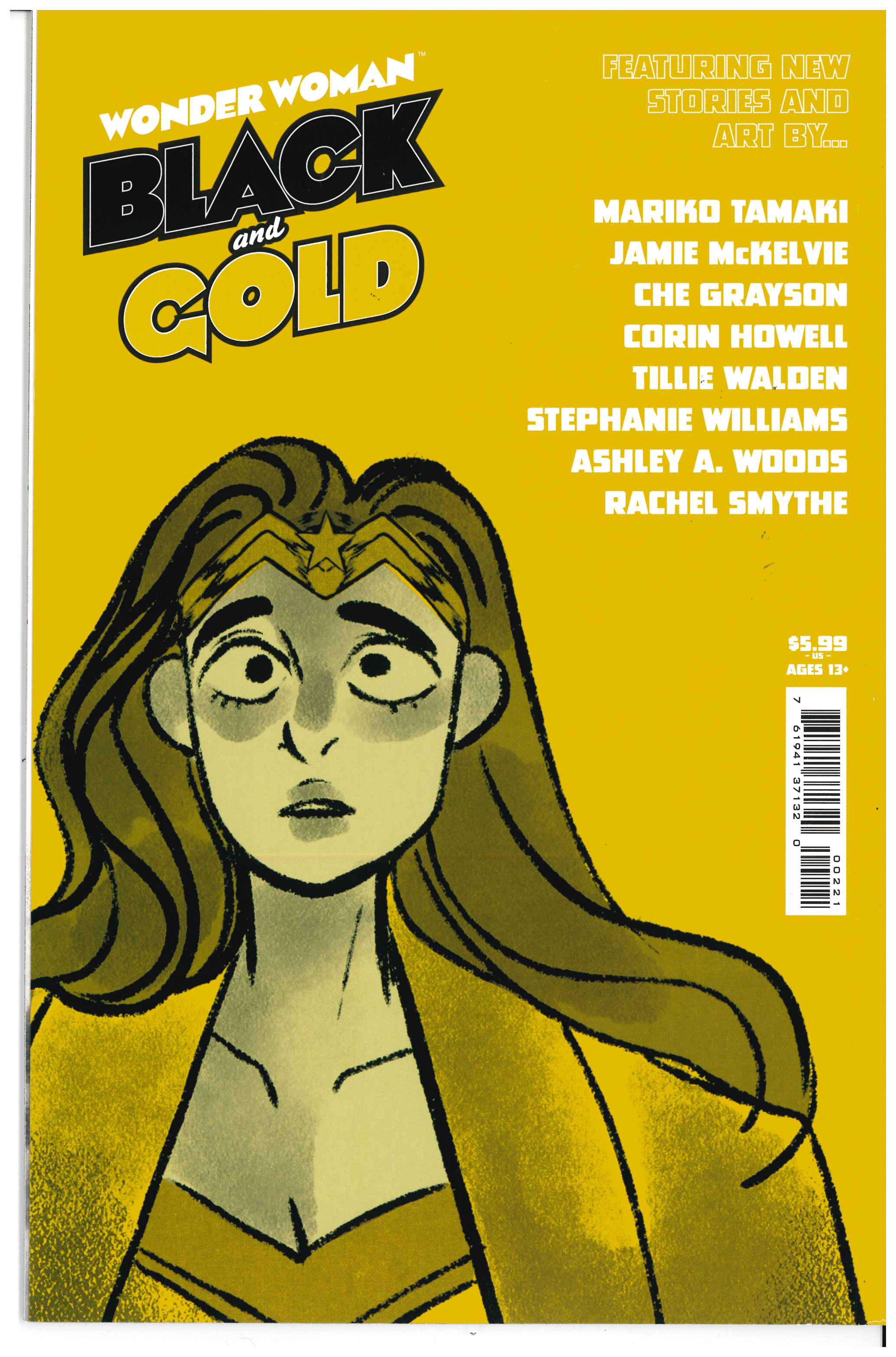 Wonder Woman: Black and Gold #2 Rückseite