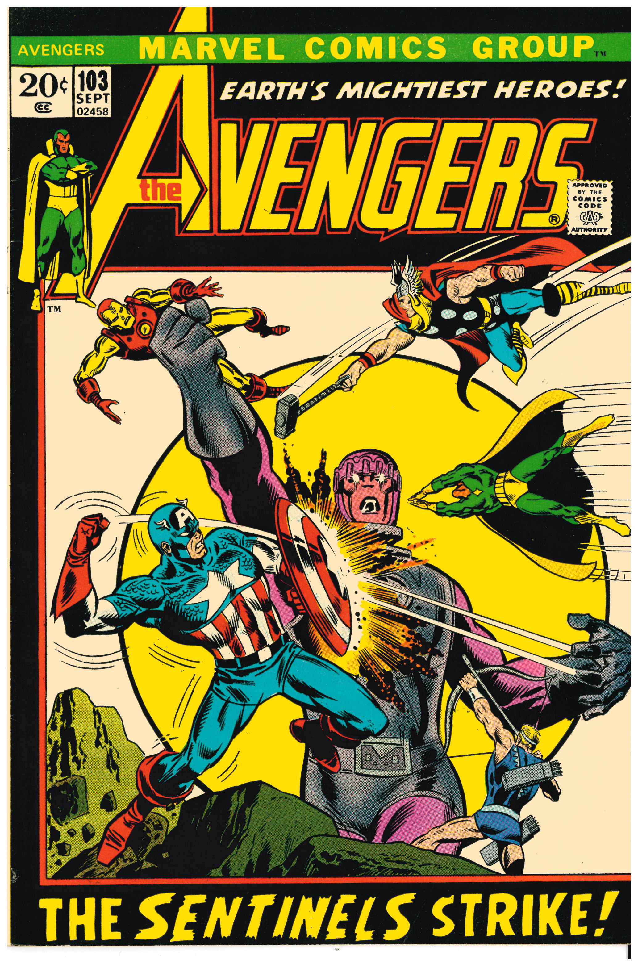 Avengers #103