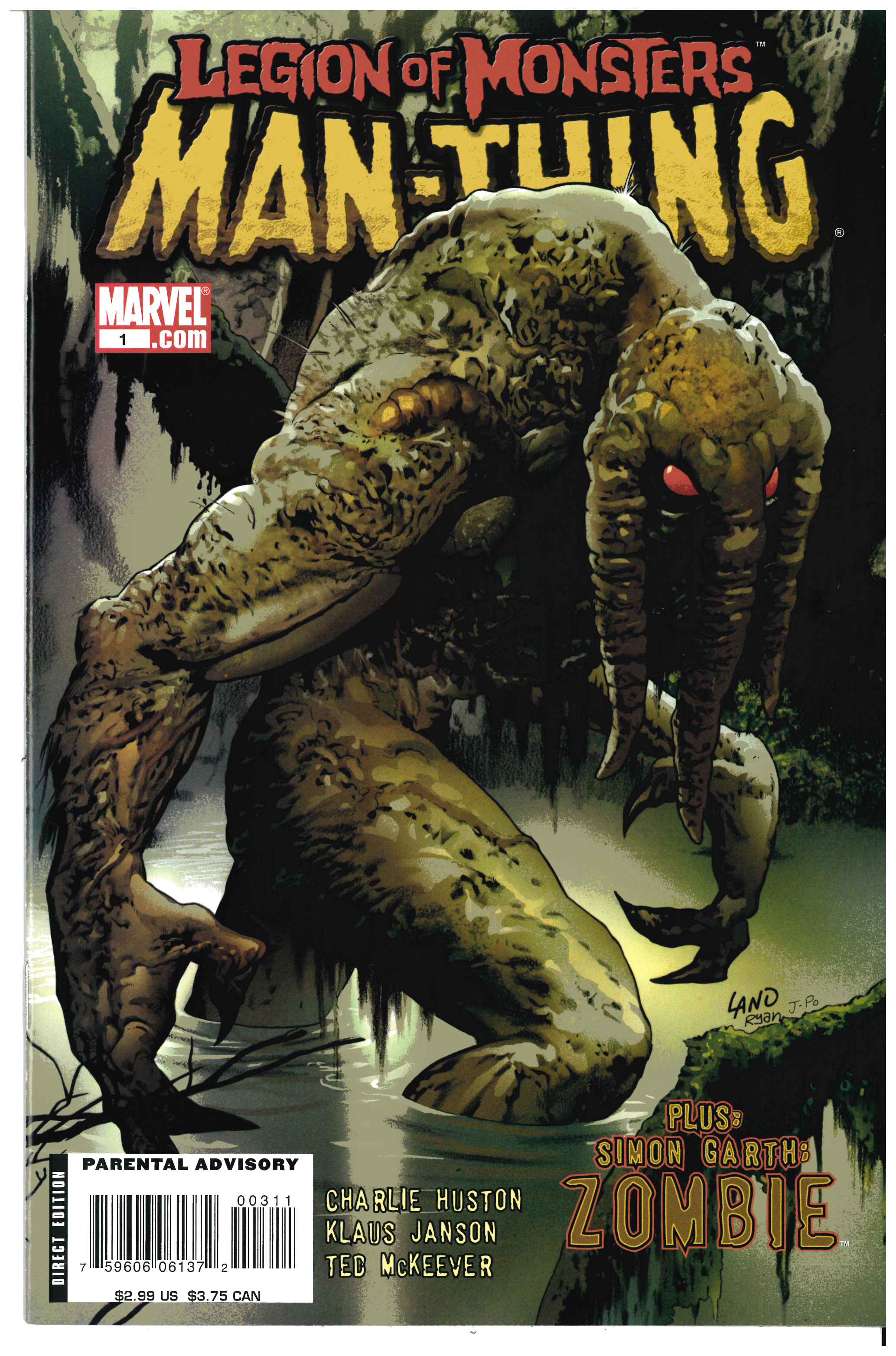 Legion of Monsters: Man-Thing #1