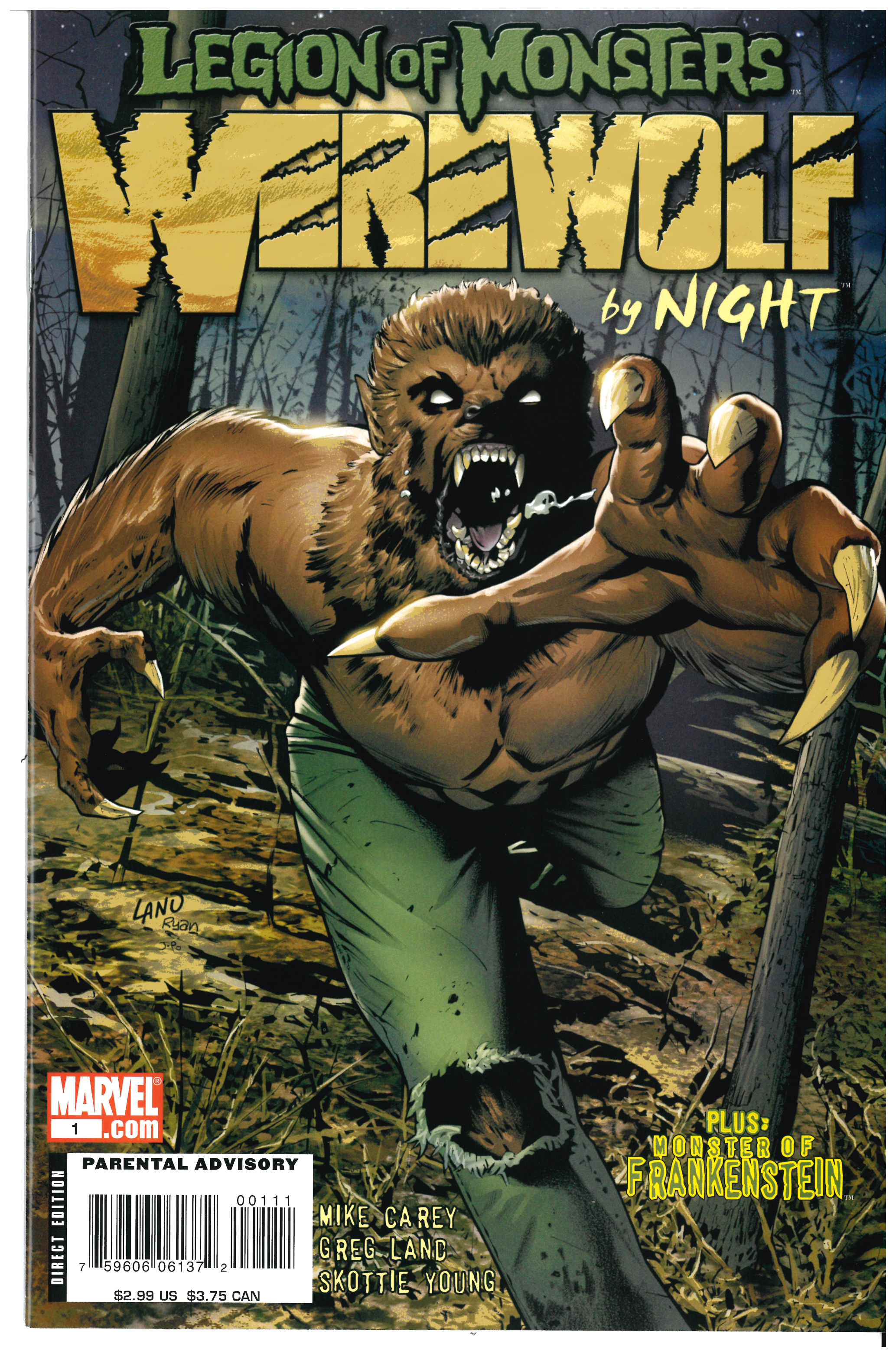 Legion of Monsters: Werewolf by Night #1