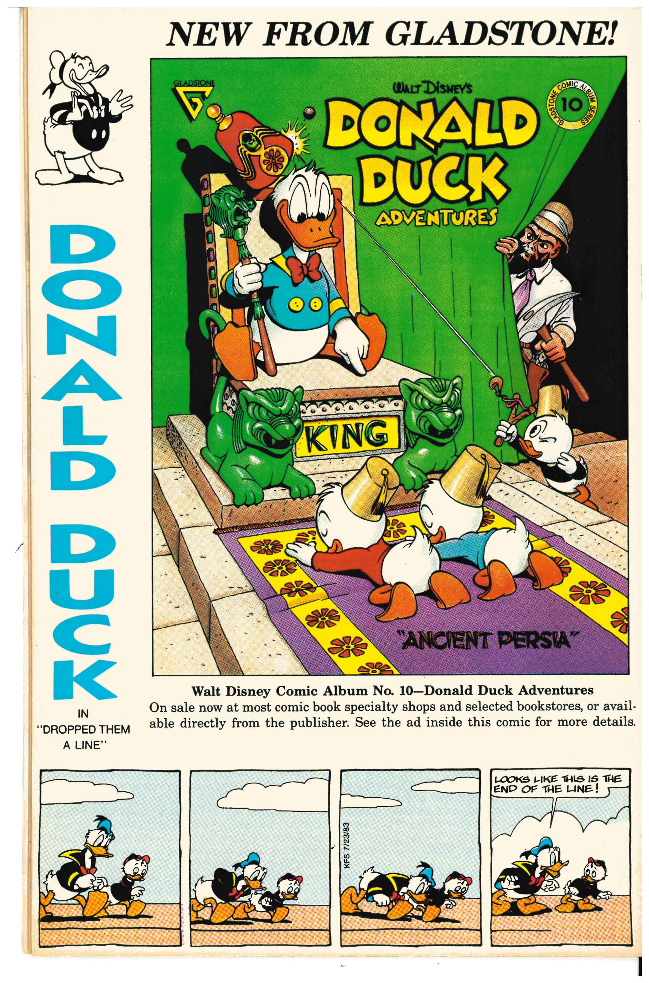 Walt Disney Comics #534 Rückseite