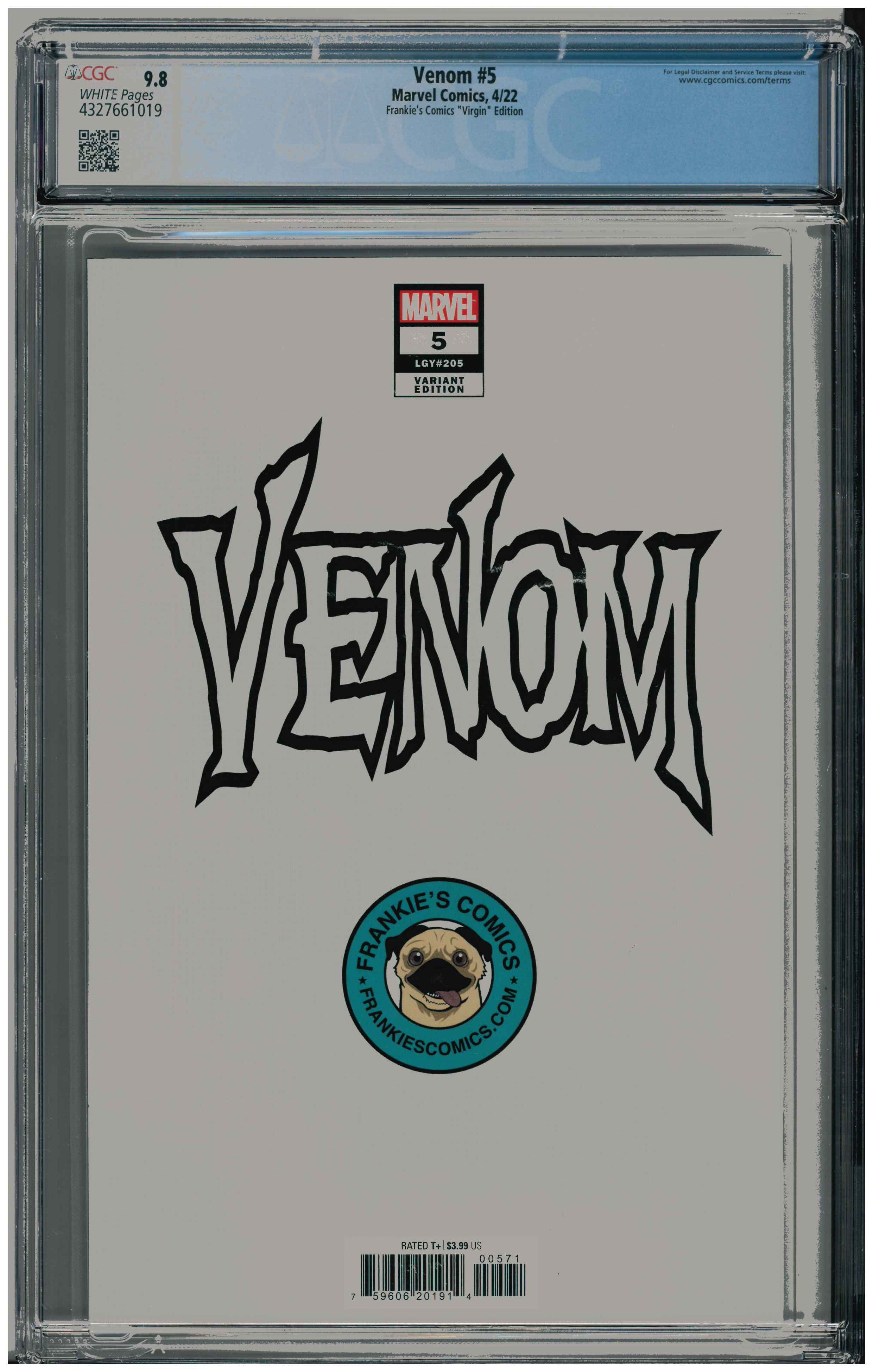 Venom #5 Rückseite